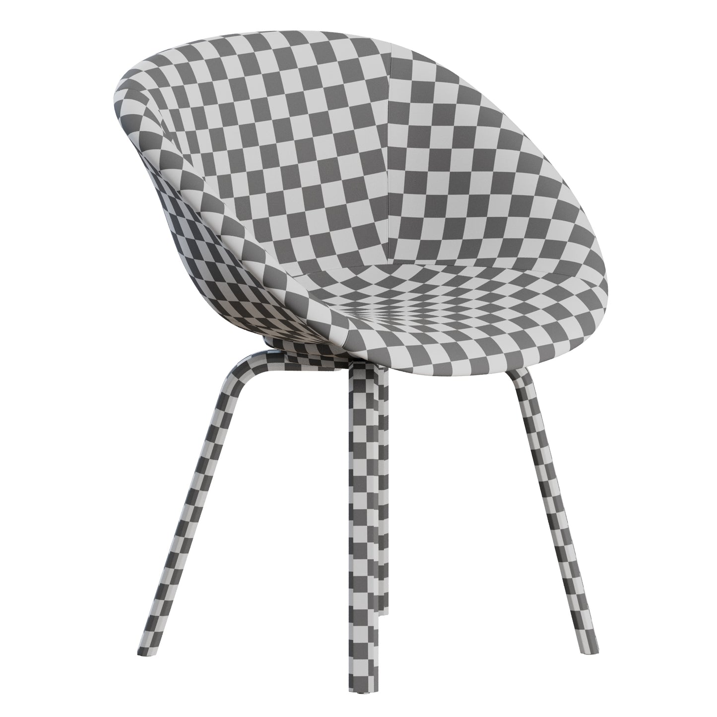Mat Armchair Wood By Normann Copenhagen 3D Model