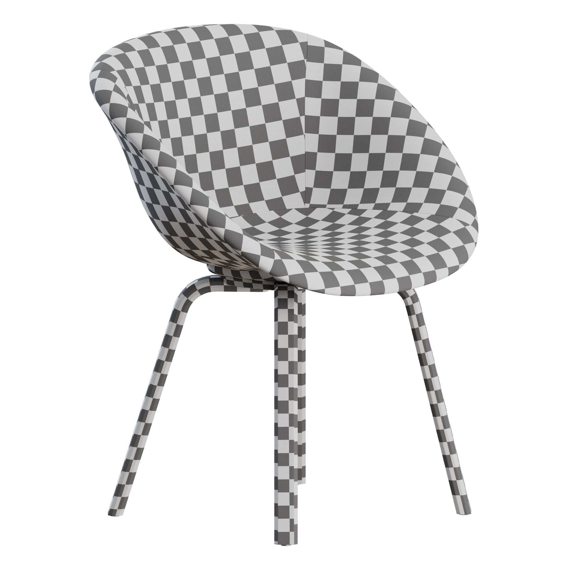 Mat Armchair Wood By Normann Copenhagen 3D Model