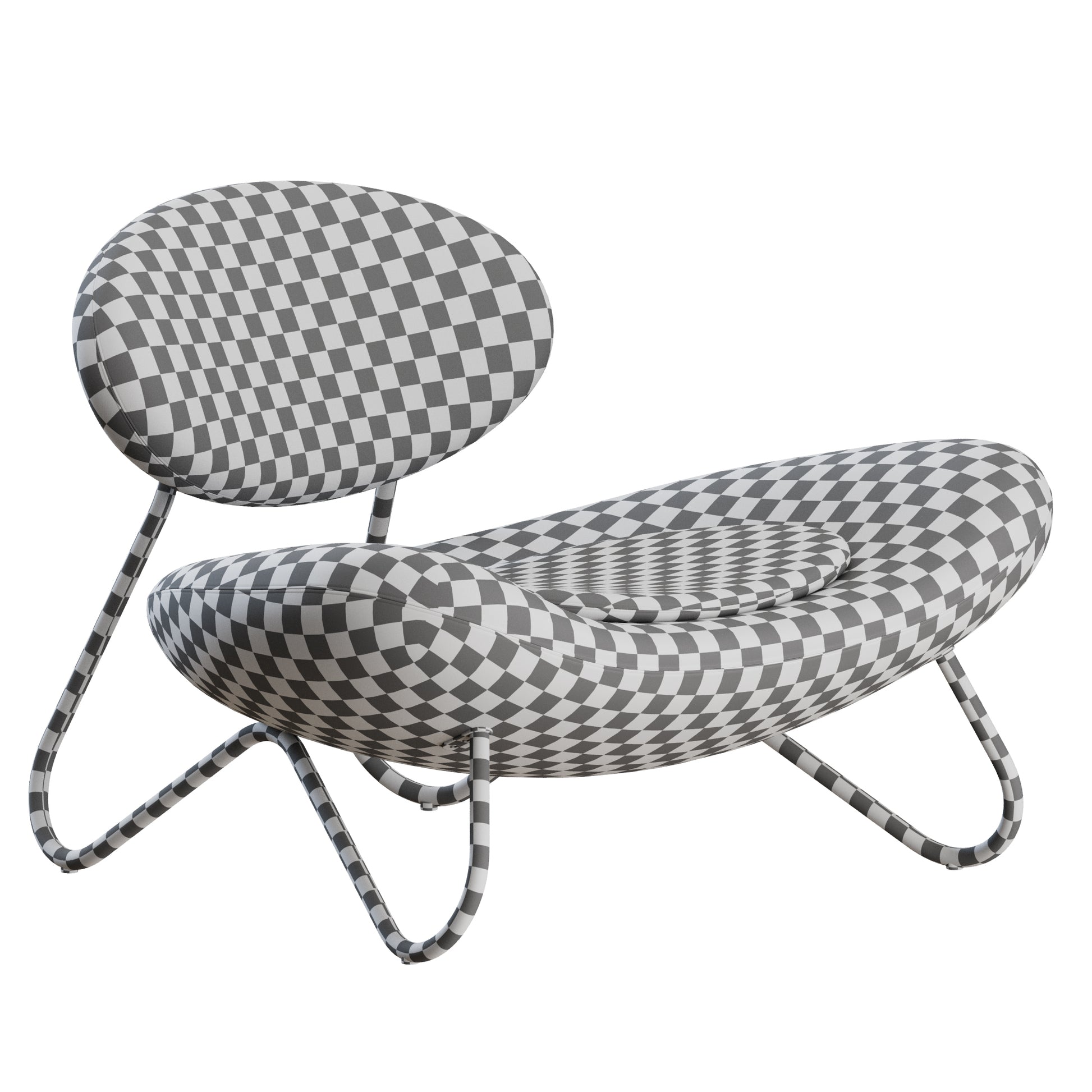 Meadow Lounge Chair by Woud 3D Model
