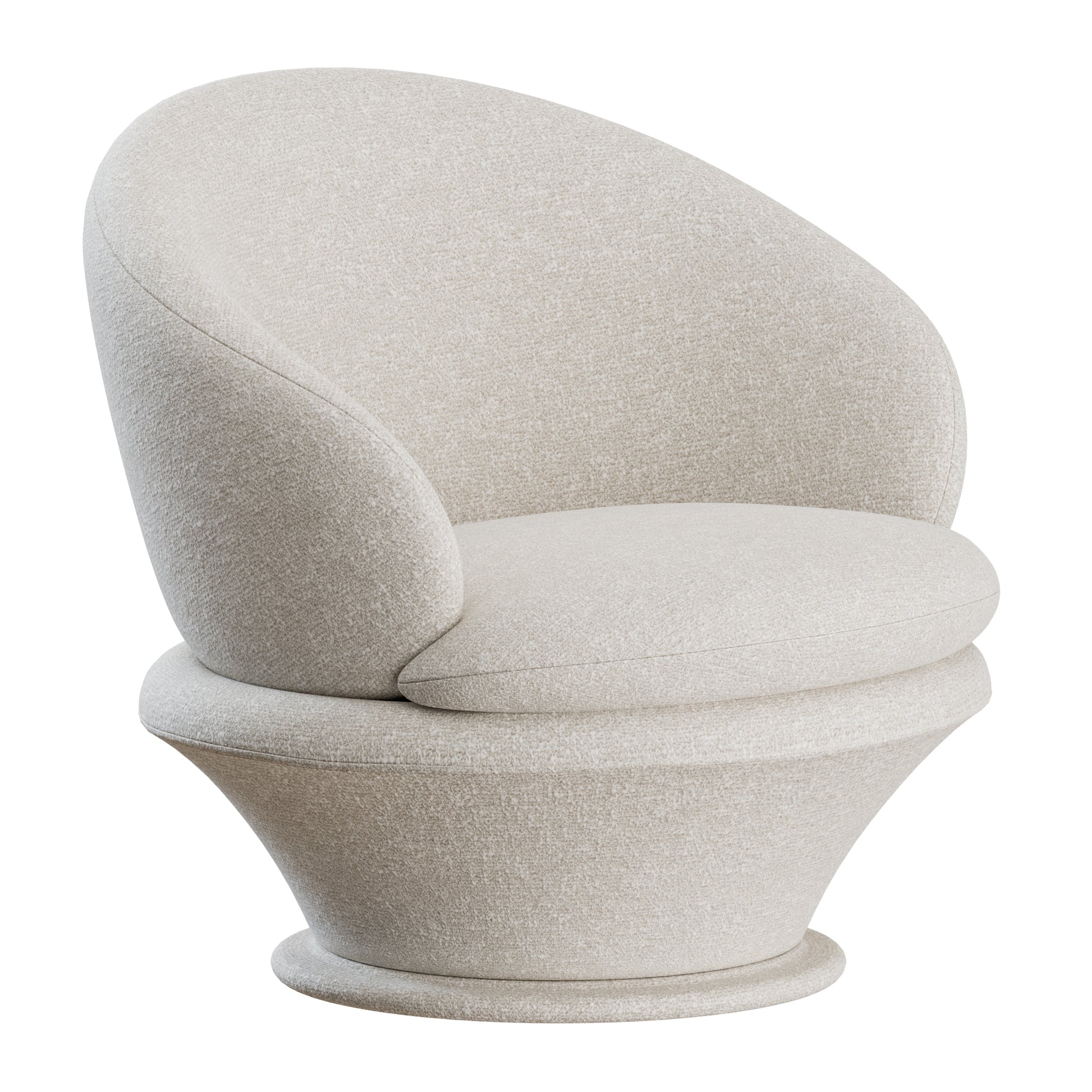 Mid-century Armchair by Bernard Brunier 3D Model