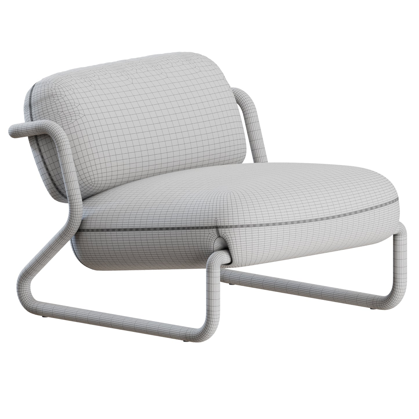 Modernista Armchair by Exteta 3D Model