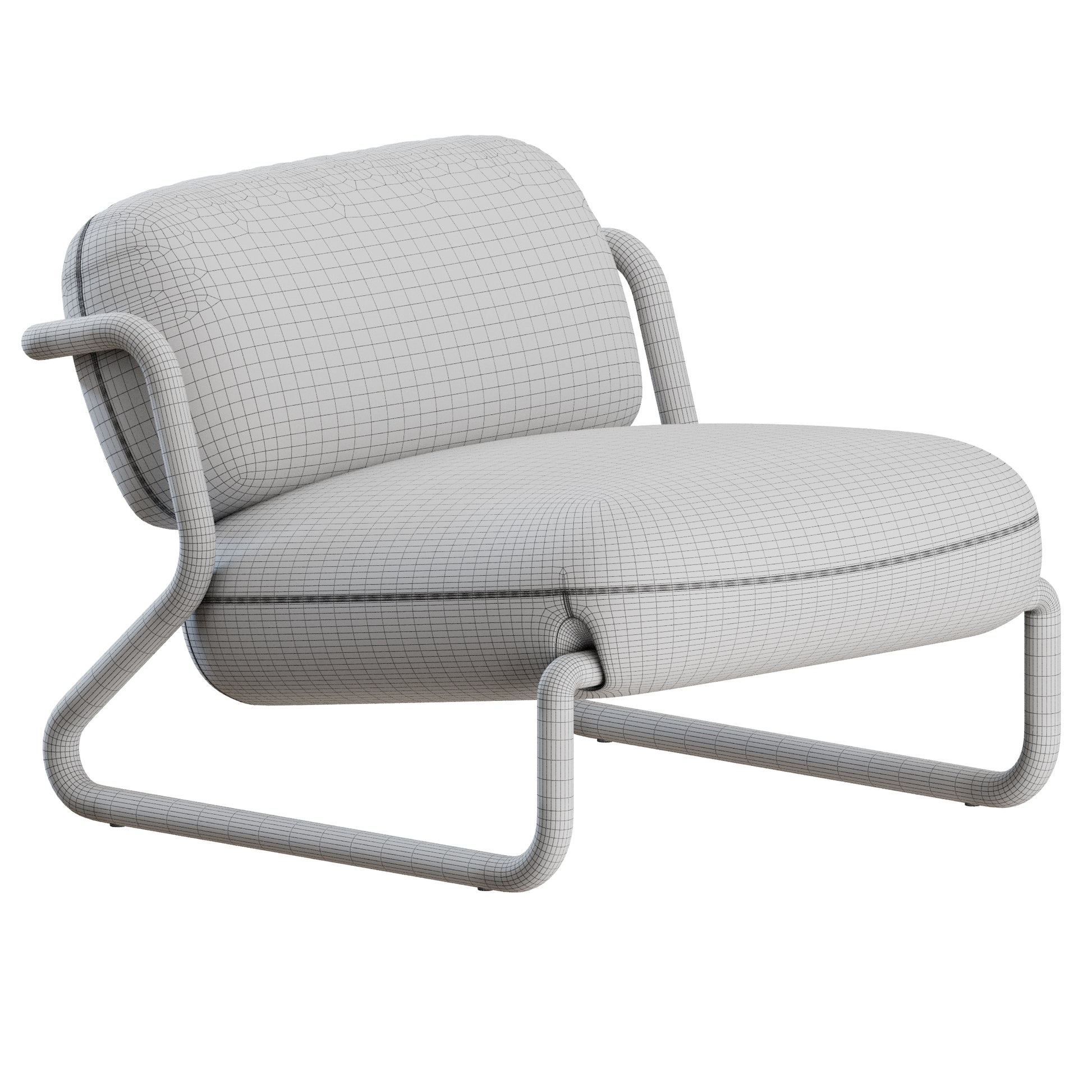 Modernista Armchair by Exteta 3D Model