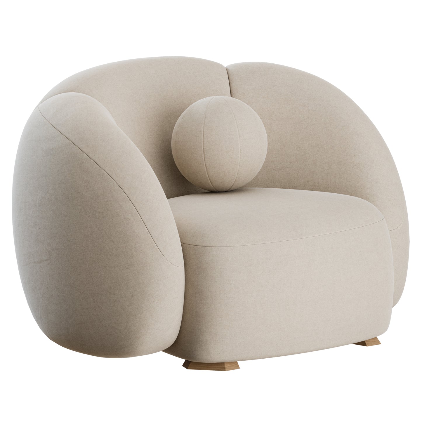 Monte Armchair by The Invisible Collection 3D Model