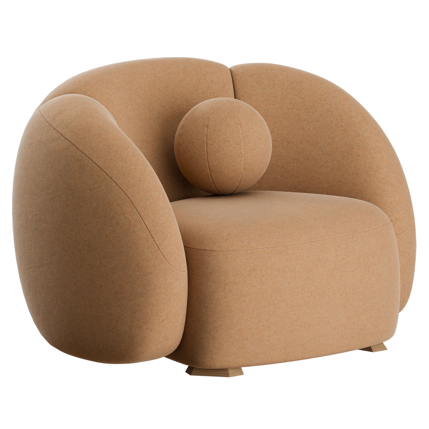Monte Armchair by The Invisible Collection 3D Model