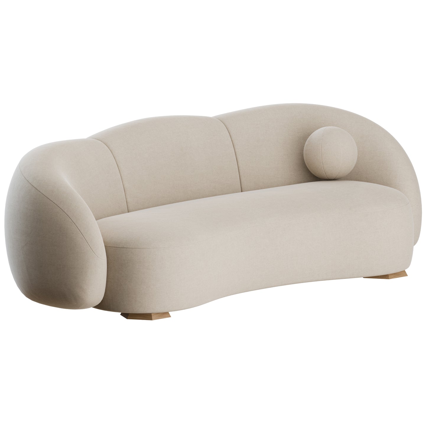 Monte Sofa by The Invisible Collection 3D Model