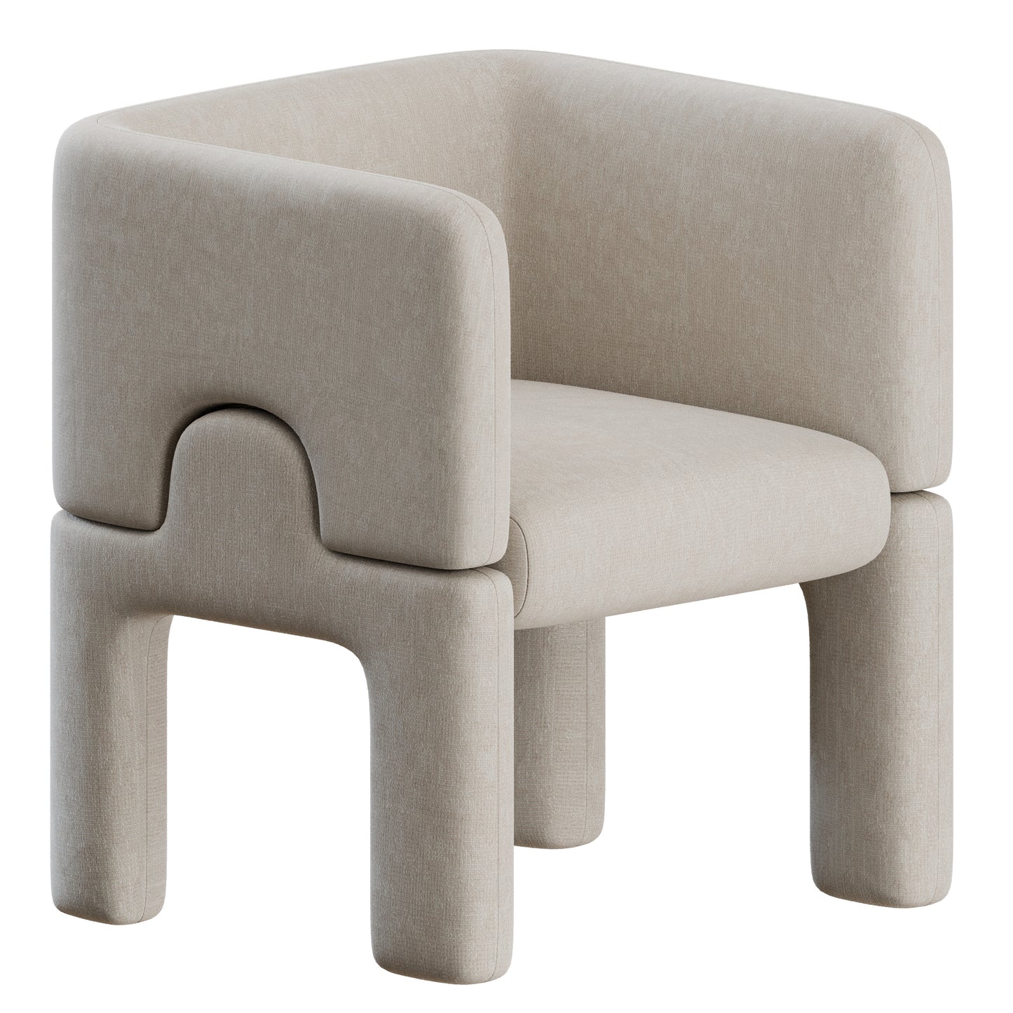 Mosaico Chair by Dooq Furniture 3D Model