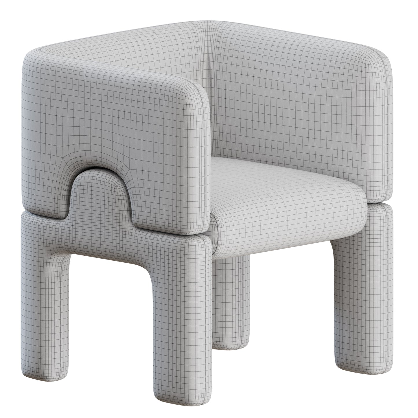 Mosaico Chair by Dooq Furniture 3D Model