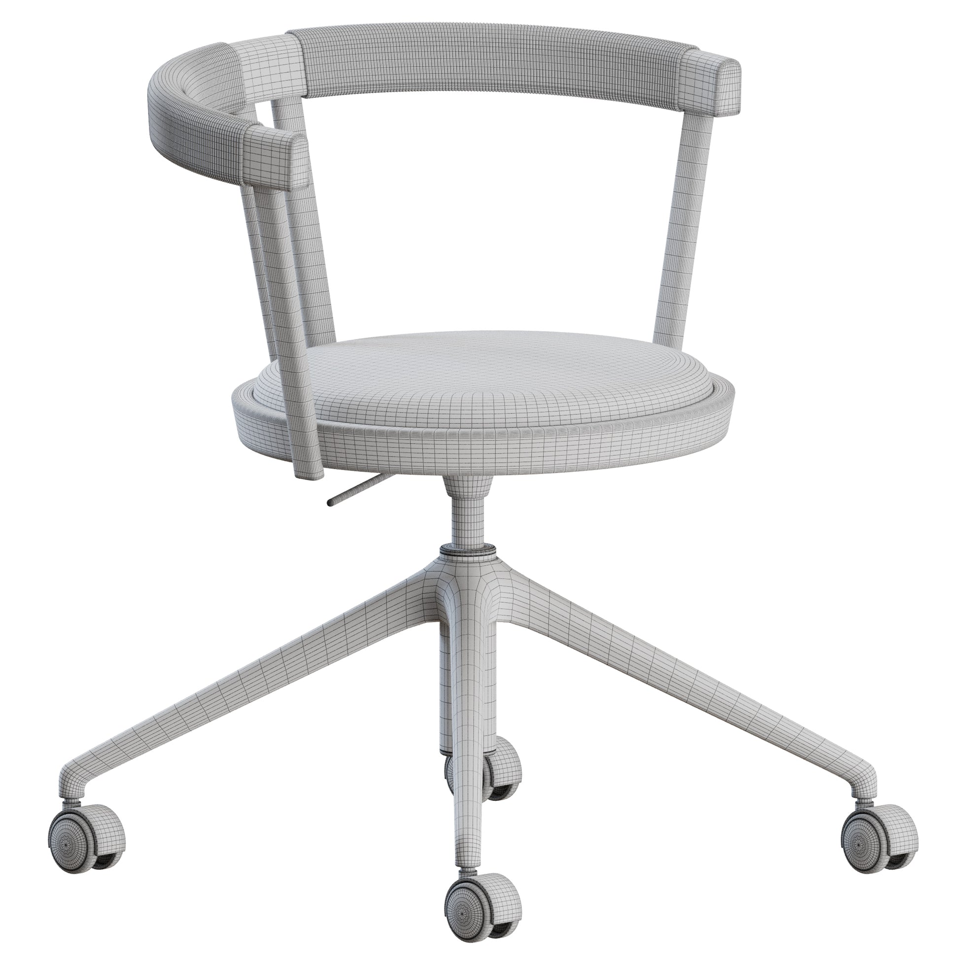 N-TC01 Swivel Chair by Karimoku Casestudy 3D Model