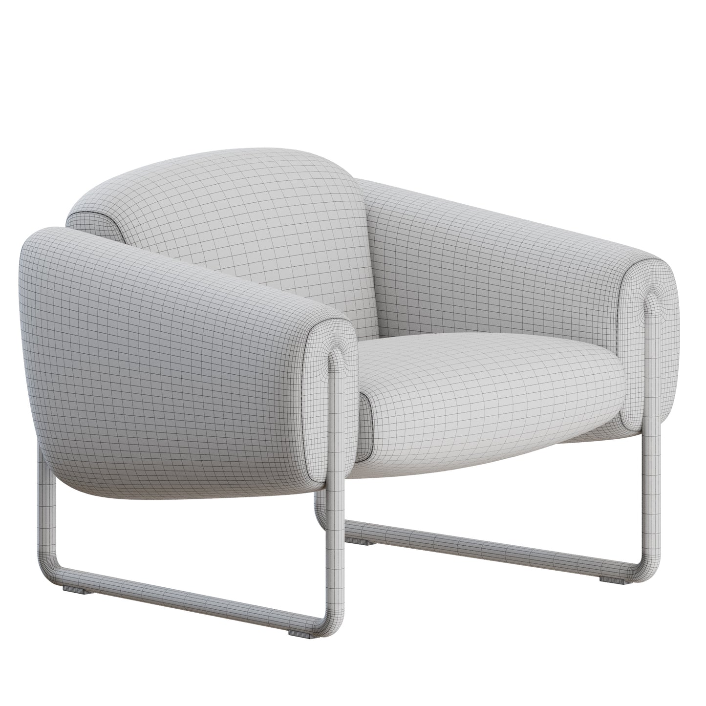 Odette Armchair by Wendelbo 3D Model