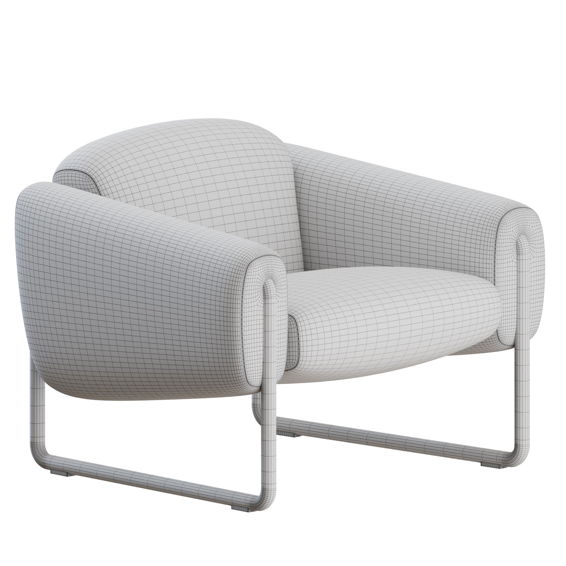Odette Armchair by Wendelbo 3D Model