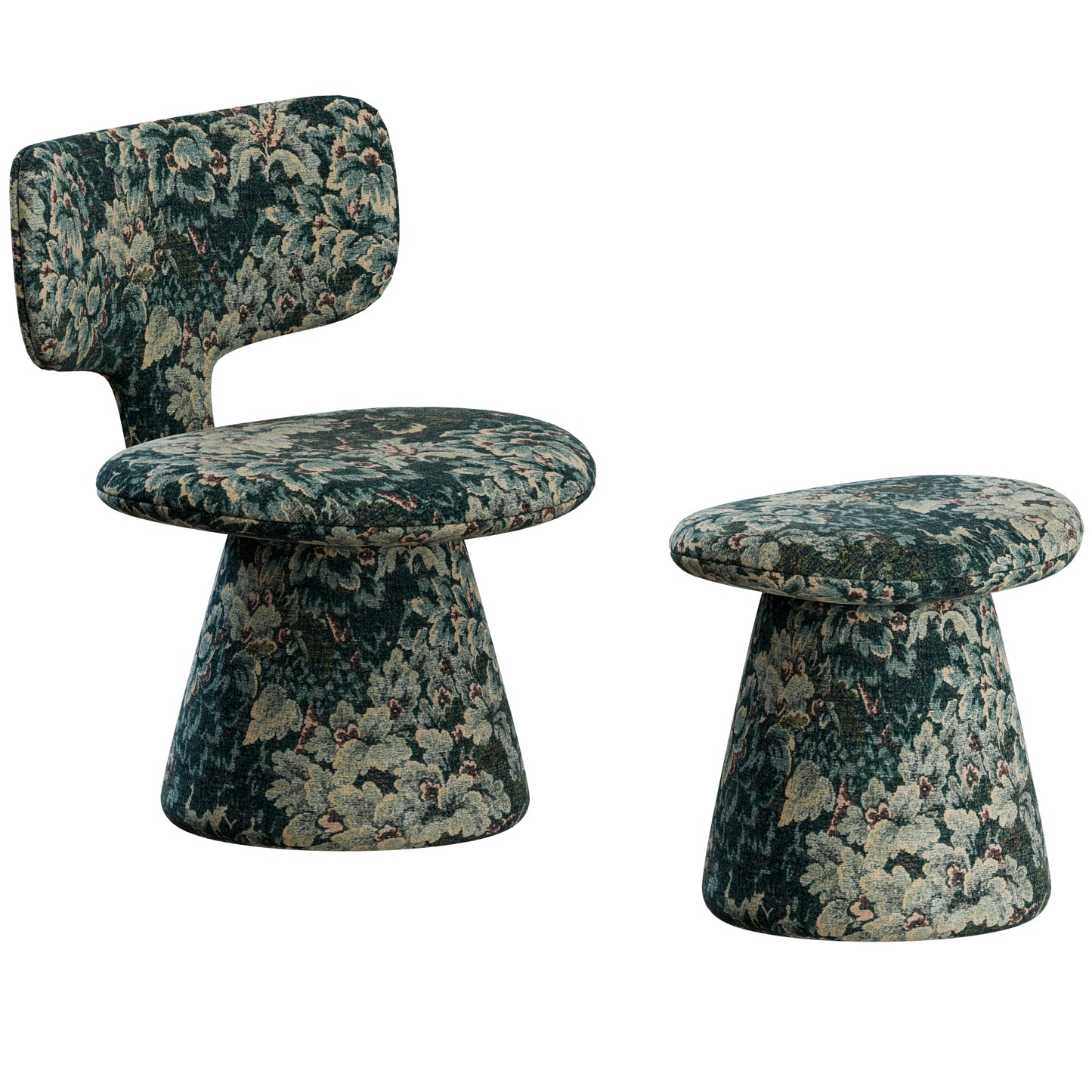 Oko Armchair and Bench by Saccaro 3D Model