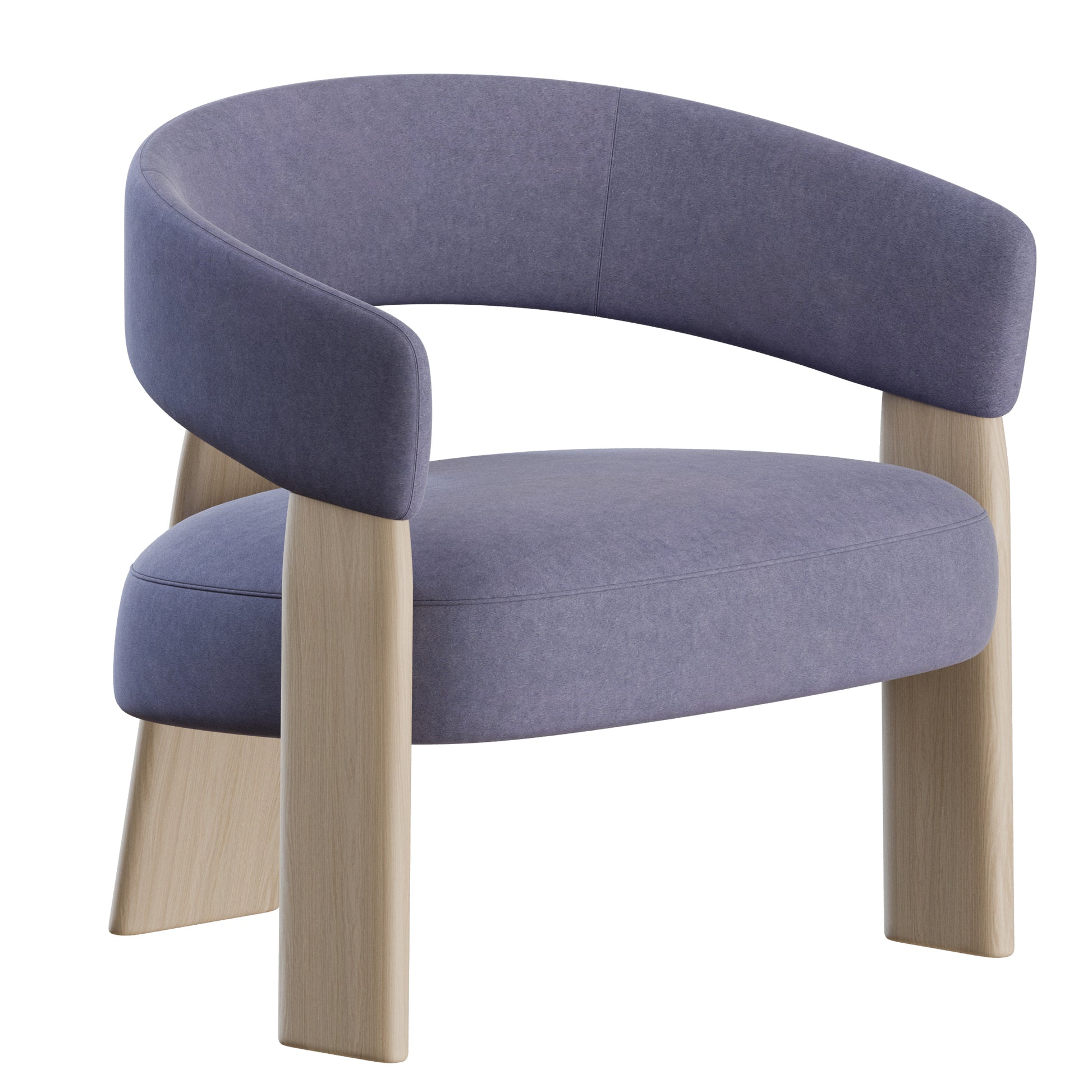 Oru Armchair By Andreu World 3D Model