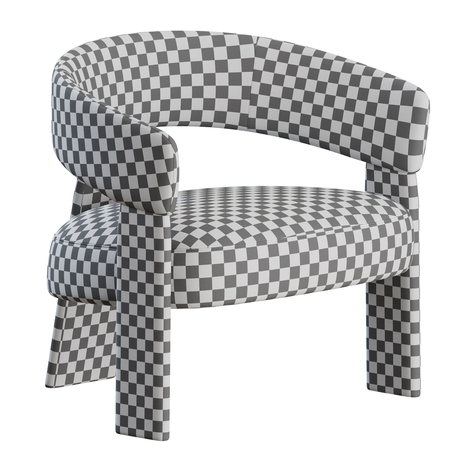 Oru Armchair By Andreu World 3D Model