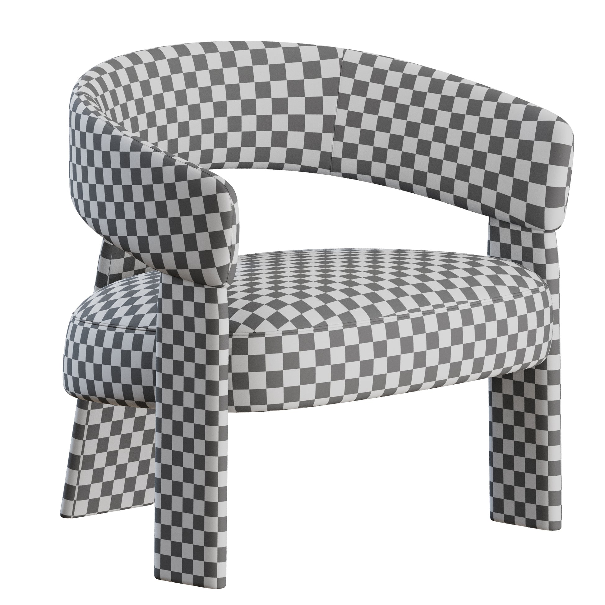 Oru Armchair By Andreu World 3D Model