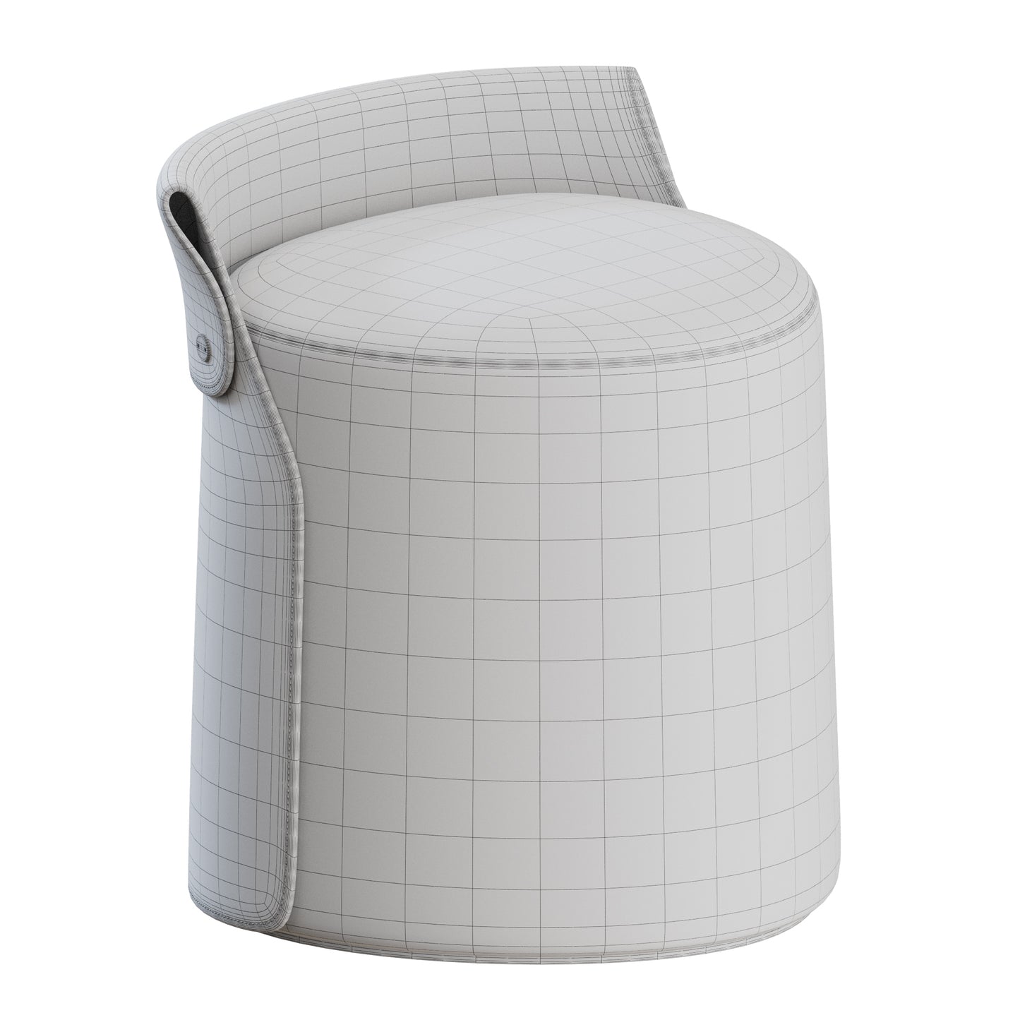 Ozzy Ottoman by Flexform 3D Model