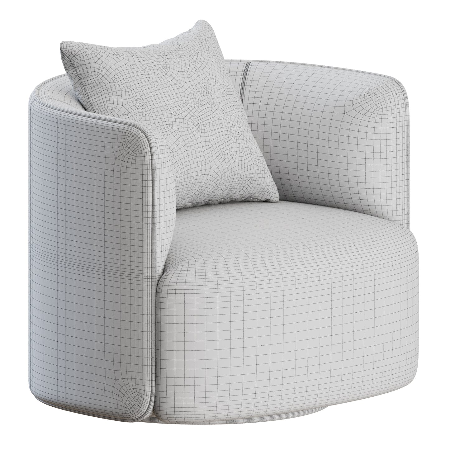 Panorama Armchair by Wendelbo 3D Model