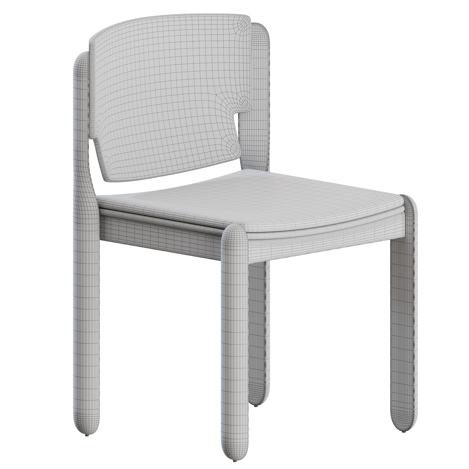Paola Chair by Tacchini 3D Model