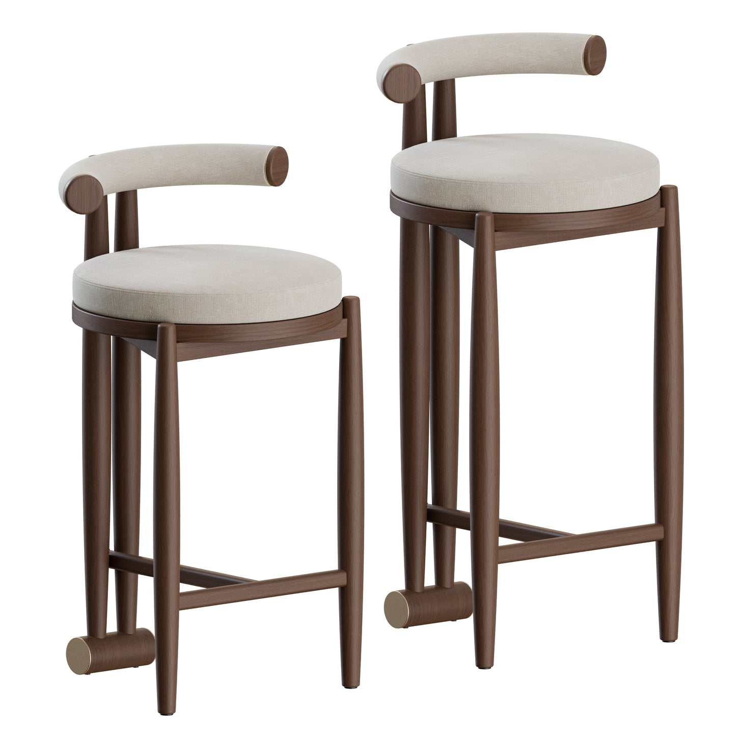 Polia Bar and Counter Stool by Carlyle Collective 3D Model
