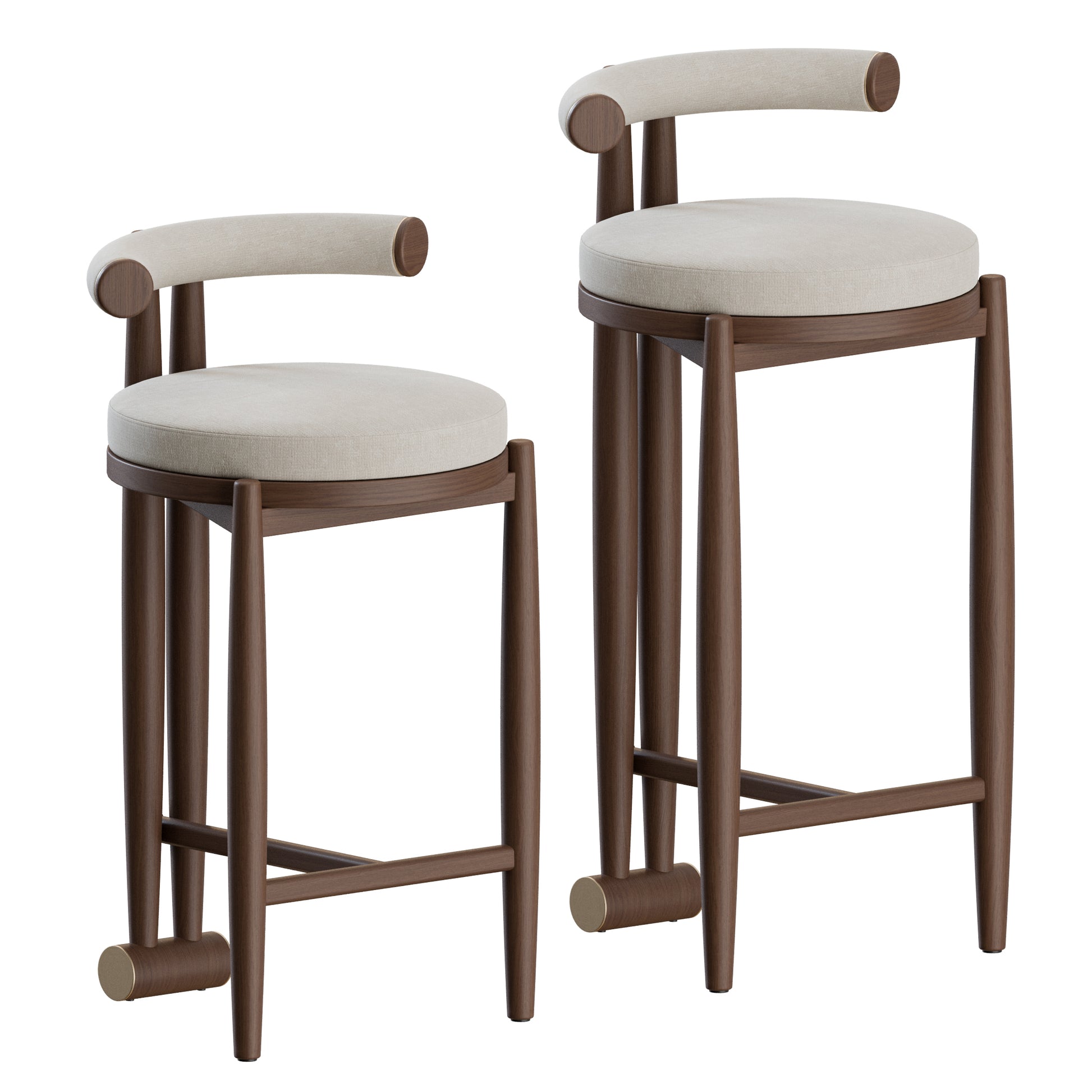 Polia Bar and Counter Stool by Carlyle Collective 3D Model