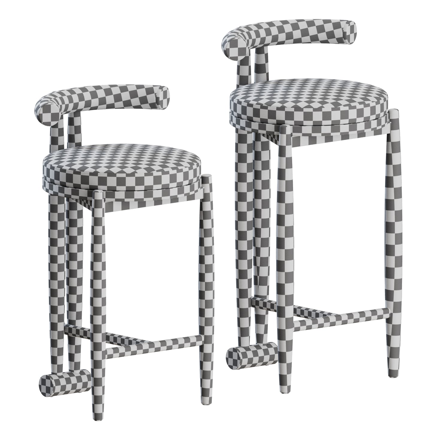 Polia Bar and Counter Stool by Carlyle Collective 3D Model