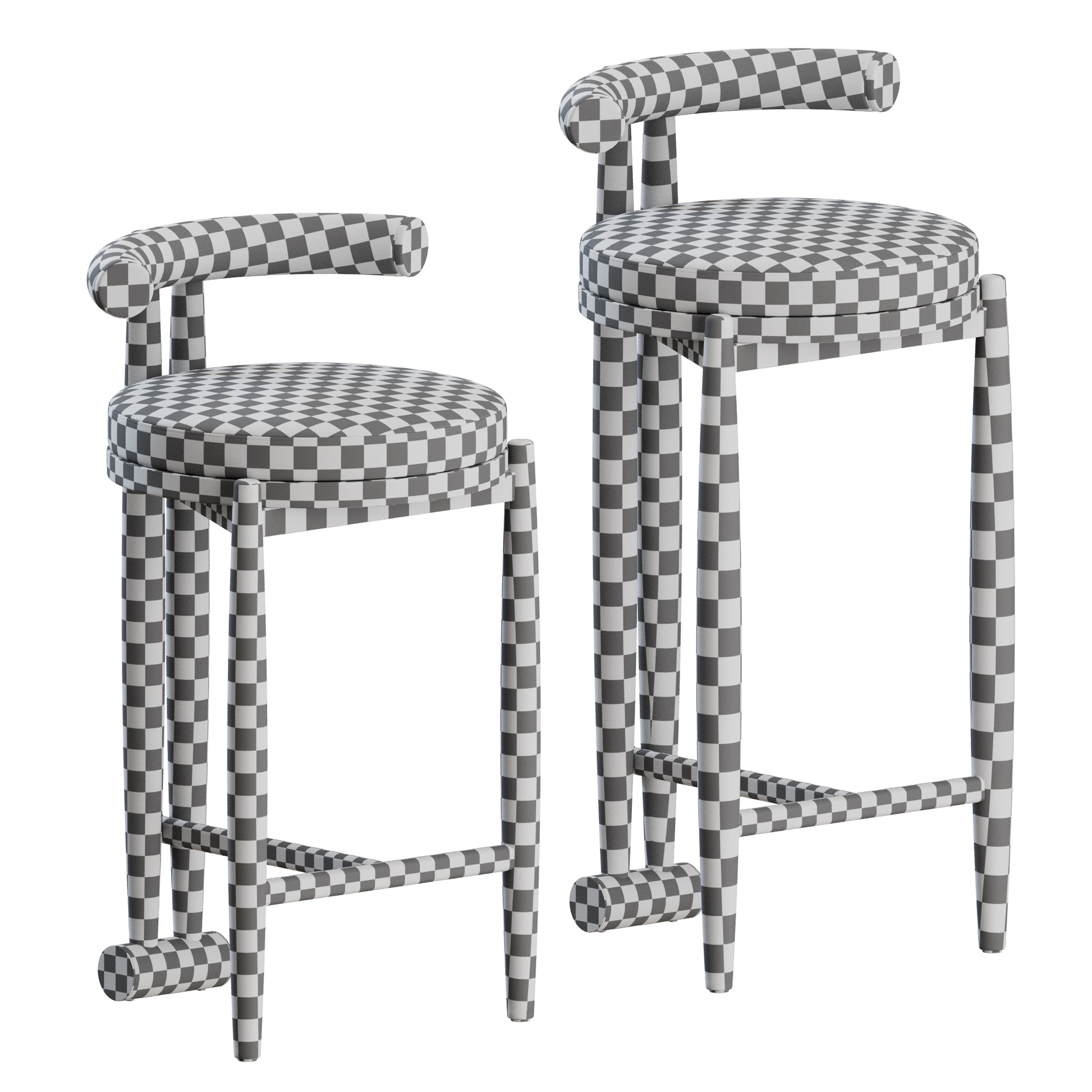 Polia Bar and Counter Stool by Carlyle Collective 3D Model