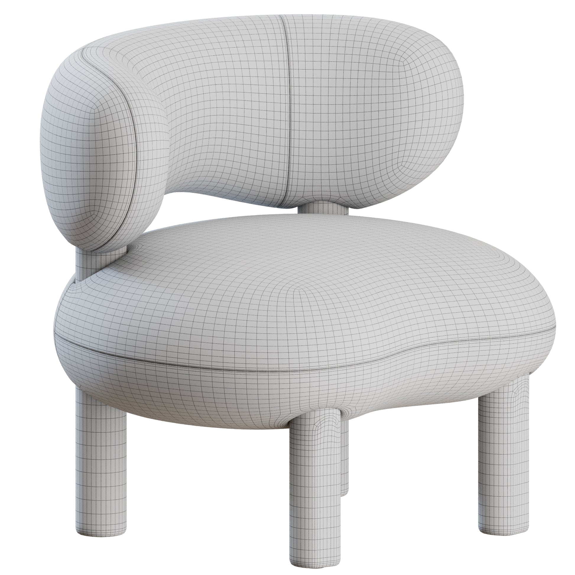 Pont Neuf Armchair by Pierre Frey 3D Model