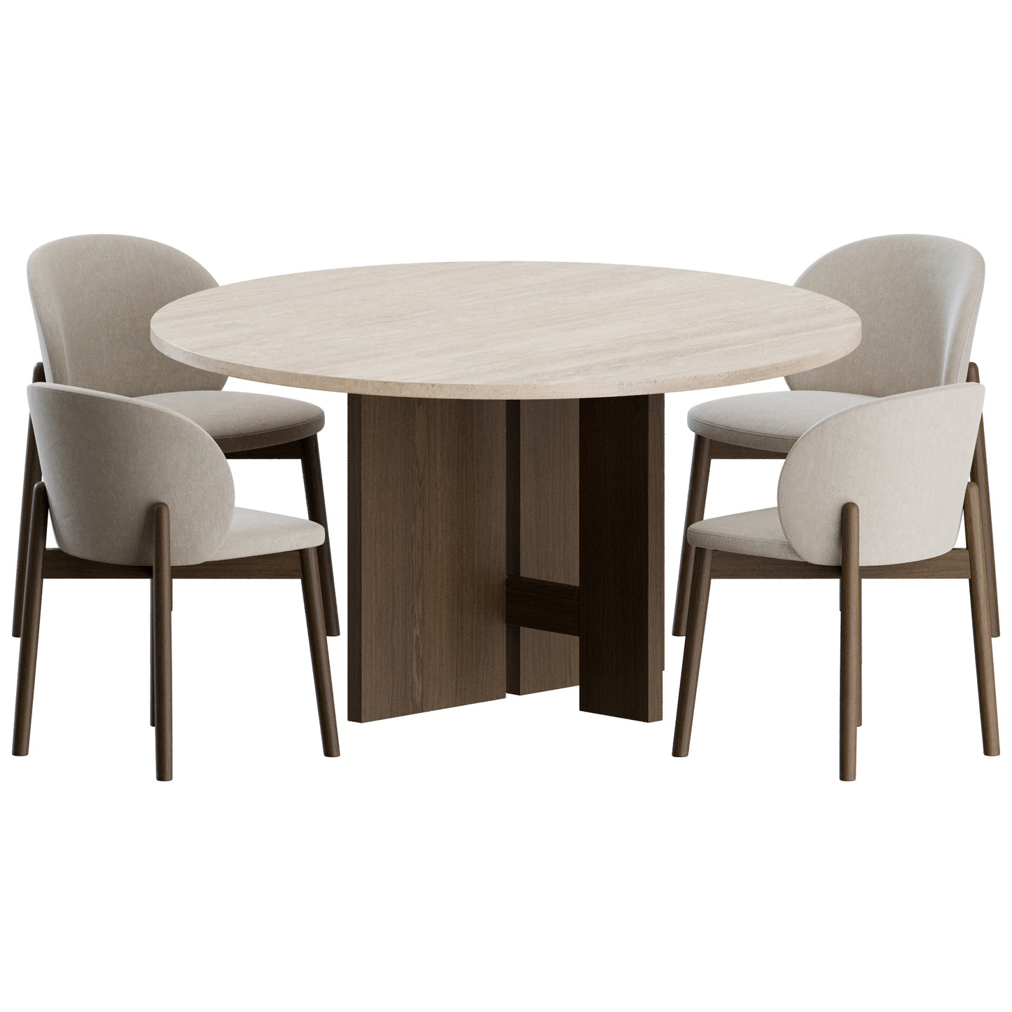 Princeton Chair Axo Table by BoConcept 3D Model