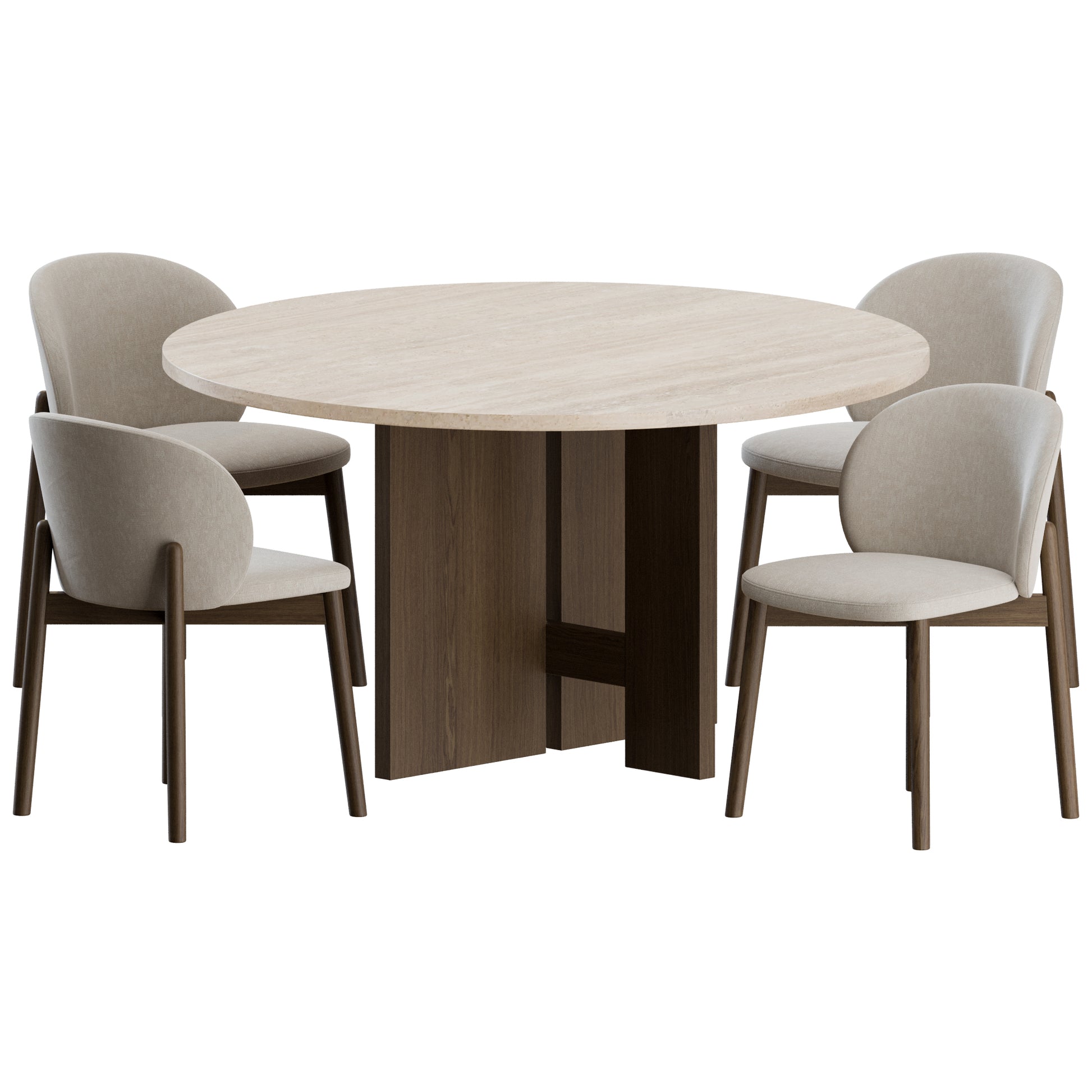 Princeton Chair Axo Table by BoConcept 3D Model