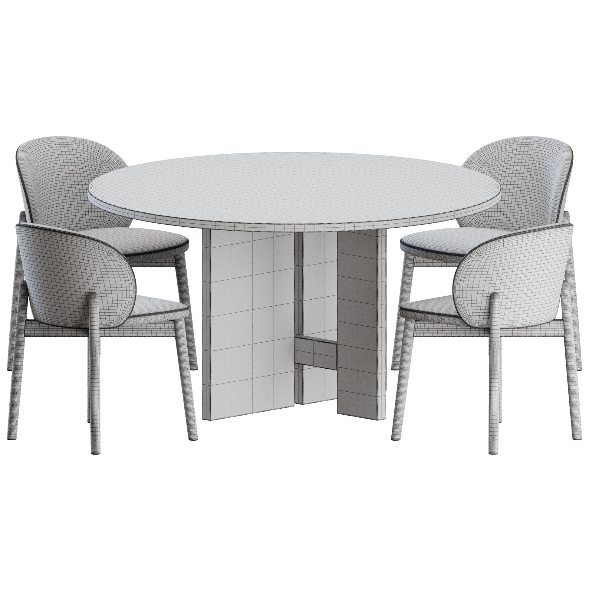 Princeton Chair Axo Table by BoConcept 3D Model