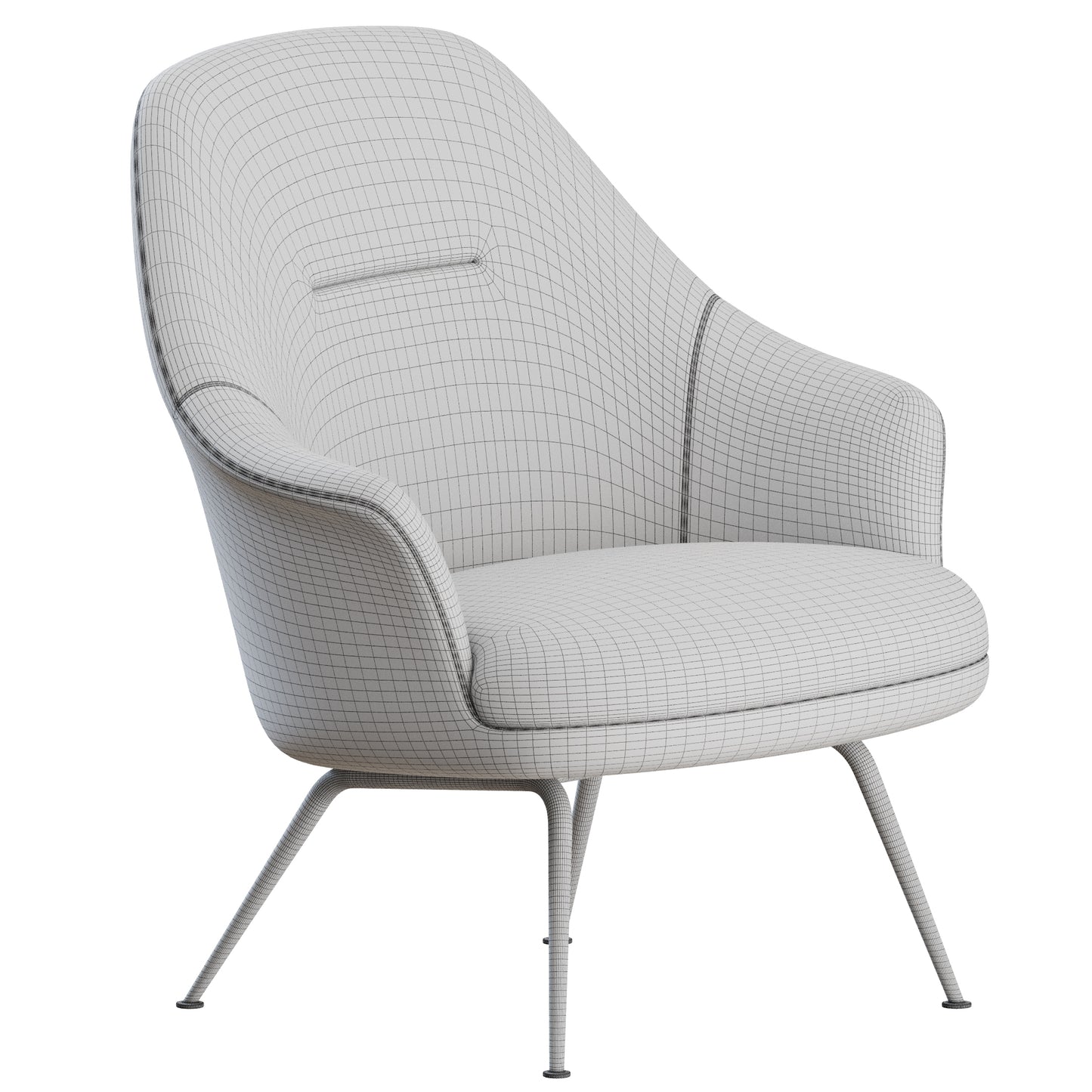 Rely HW140 Armchair by &Tradition 3D Model