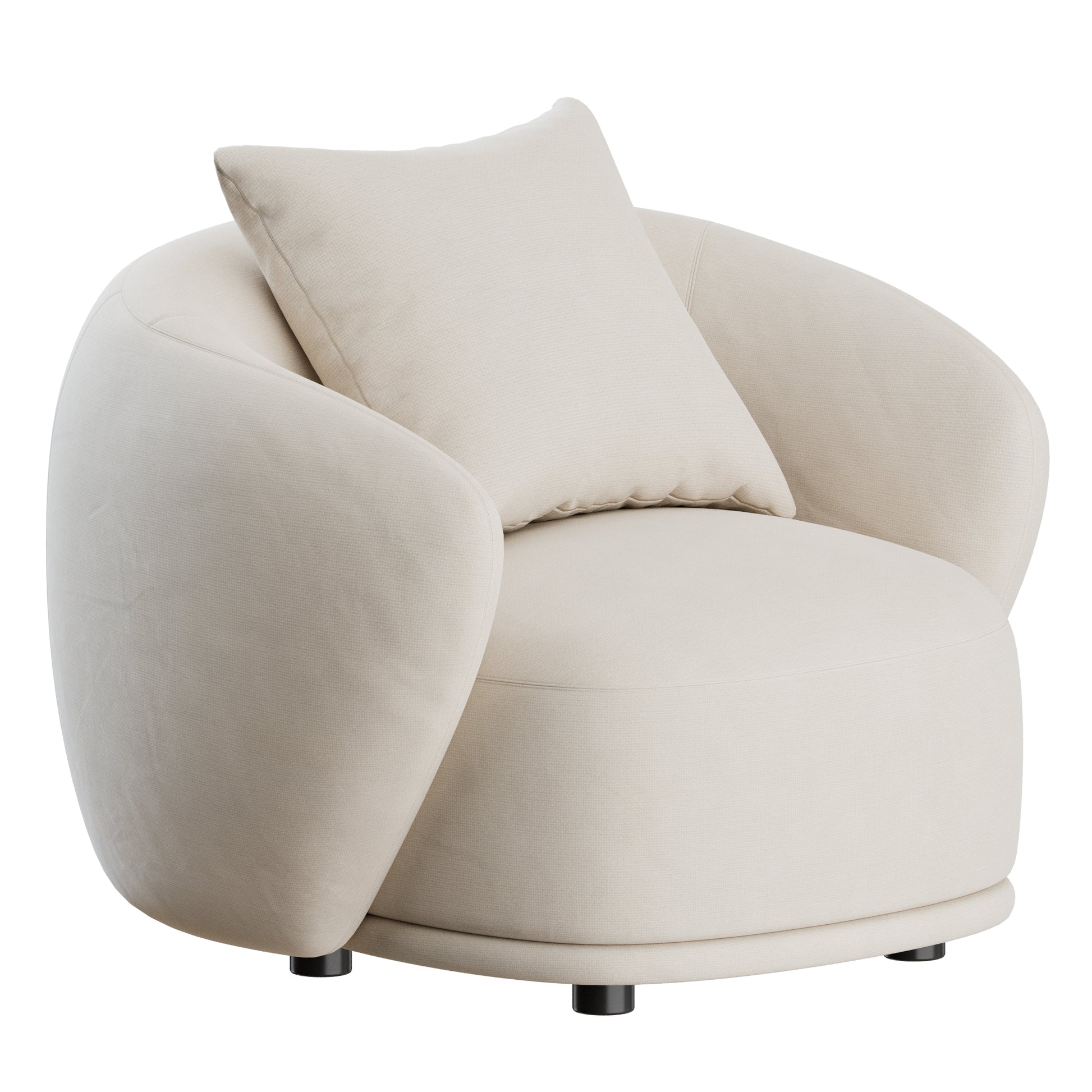 Rene Armchair by Meridiani 3D Model