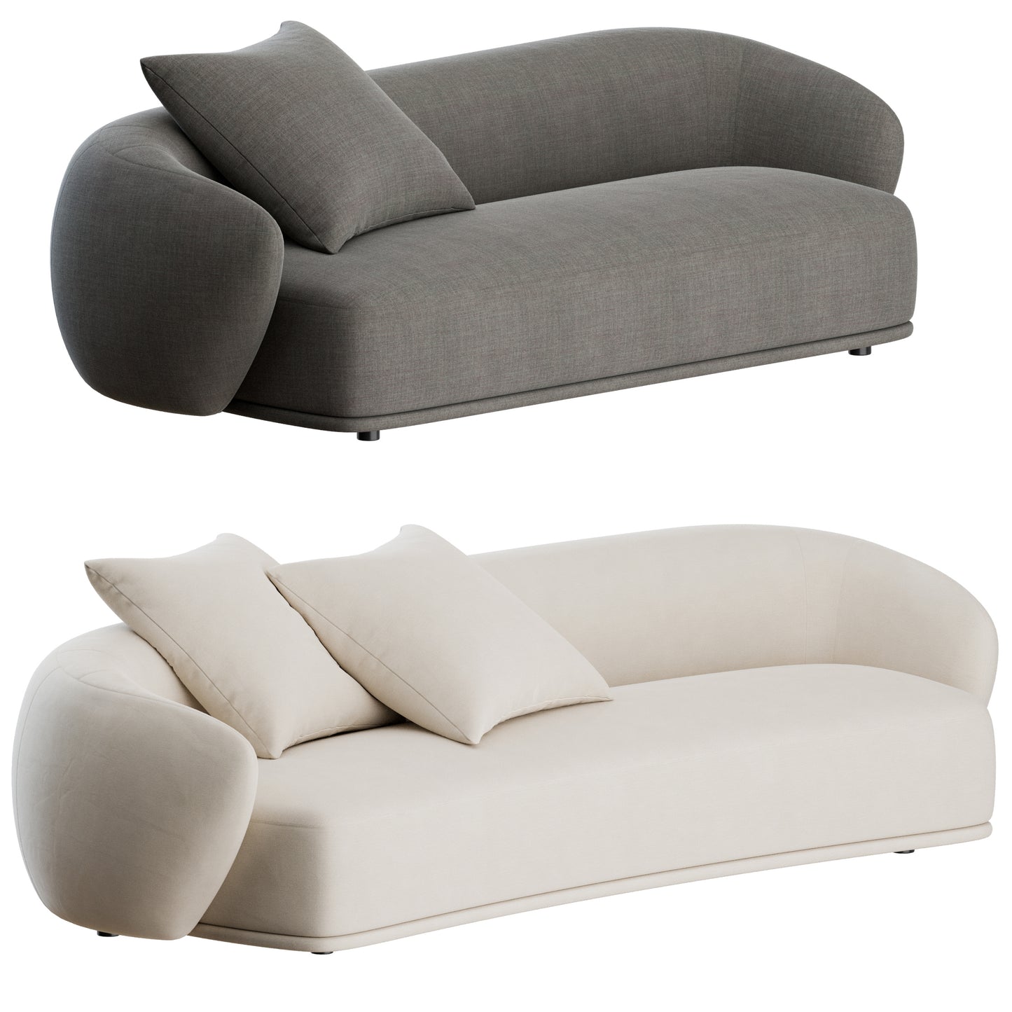 Rene Sofa by Meridiani 3D Model