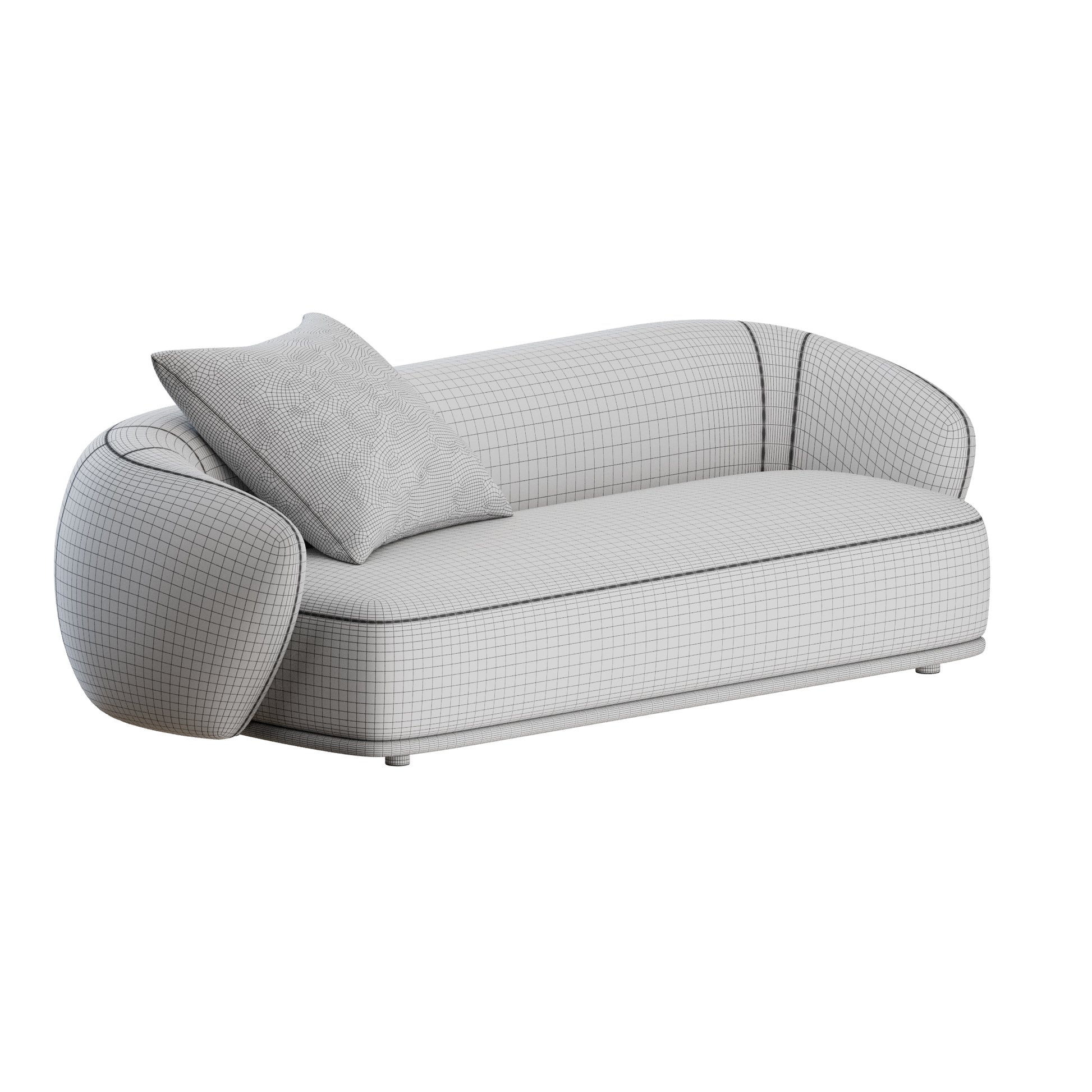 Rene Sofa by Meridiani 3D Model
