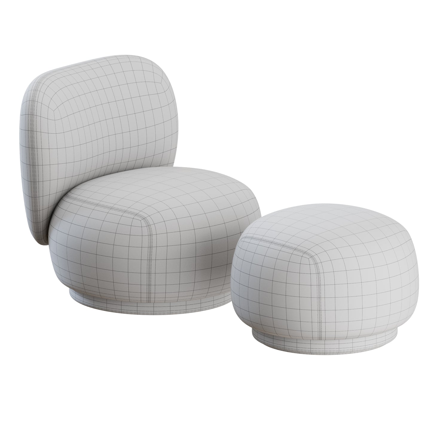 Rico Piccolo Lounge Chair by Ferm Living 3D Model