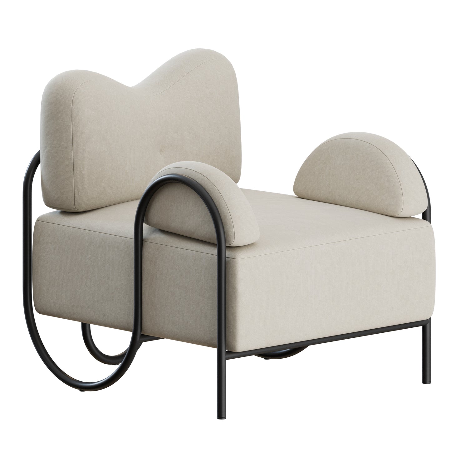 Robins Armchair by Egg Collective 3D Model