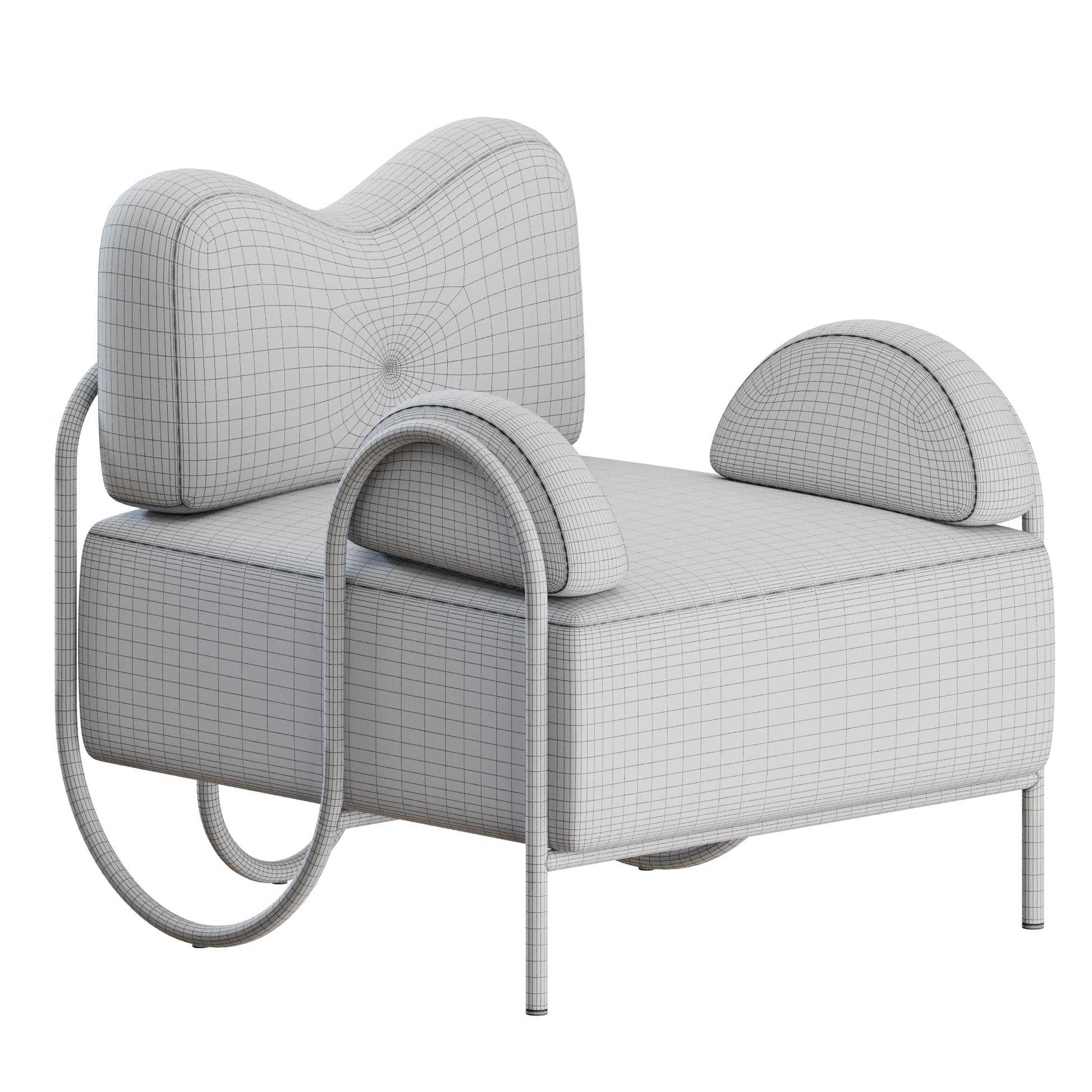 Robins Armchair by Egg Collective 3D Model