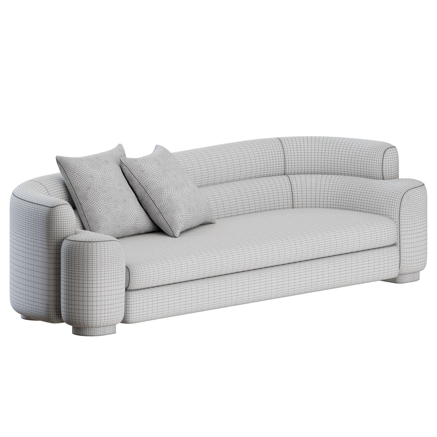 ROS Sofa by Collection Particuliere 3D Model