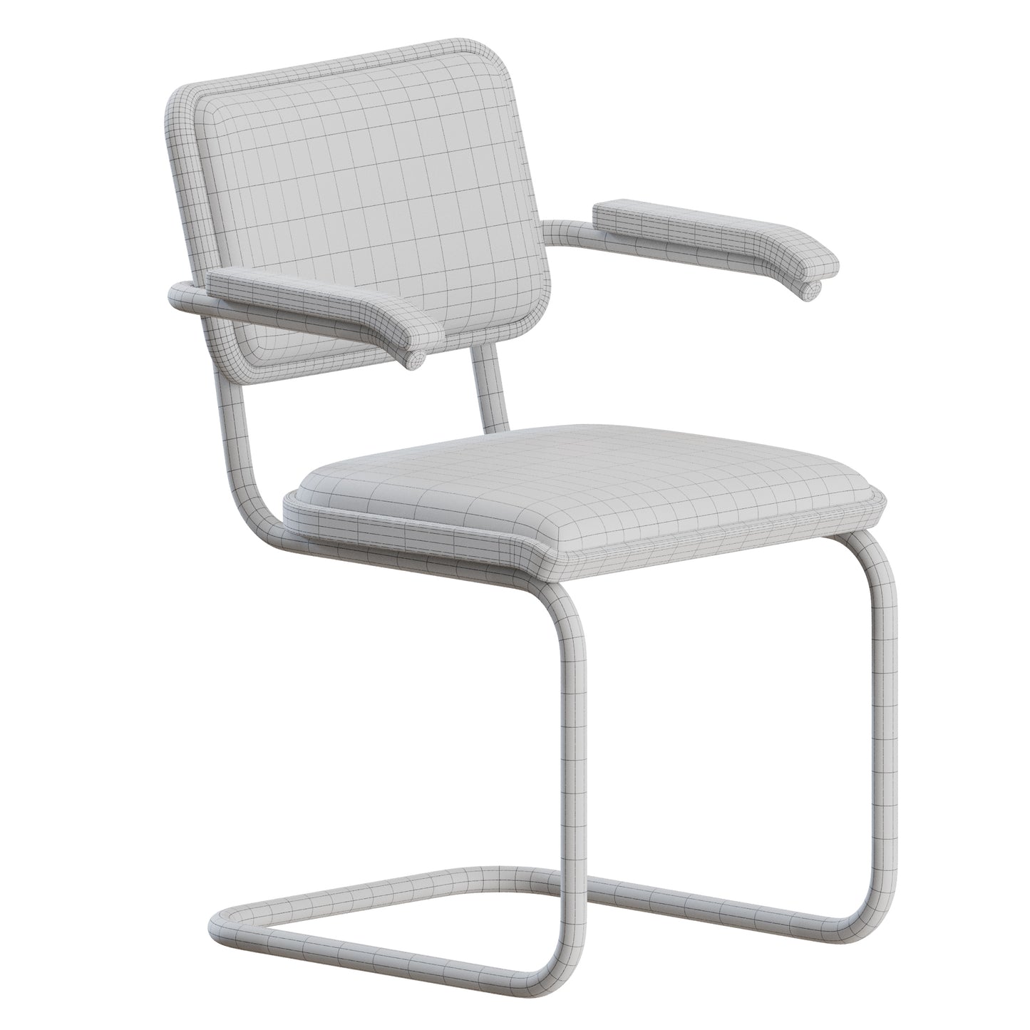 S 64 P Serious Chair by Thonet 3D Model