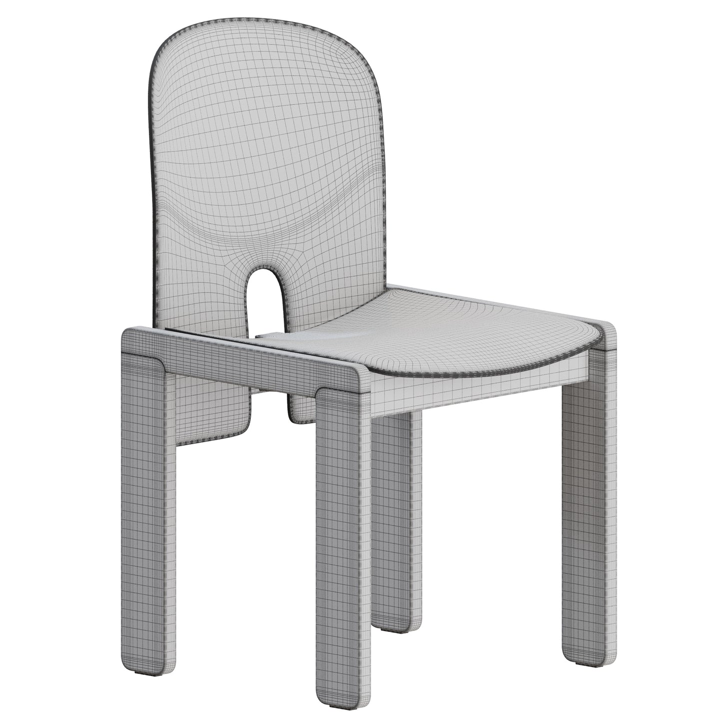 Scarpa 121 Chair by Afra and Topia Scarpa 3D Model