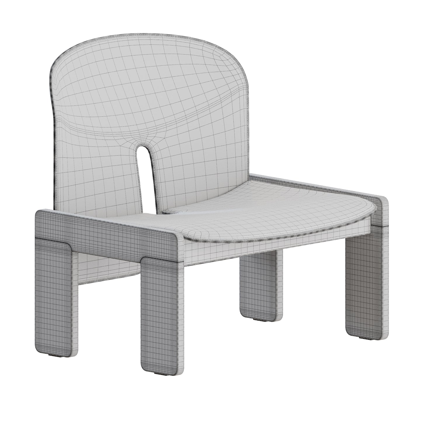Scarpa 925 Armchair by Afra and Topia Scarpa 3D Model