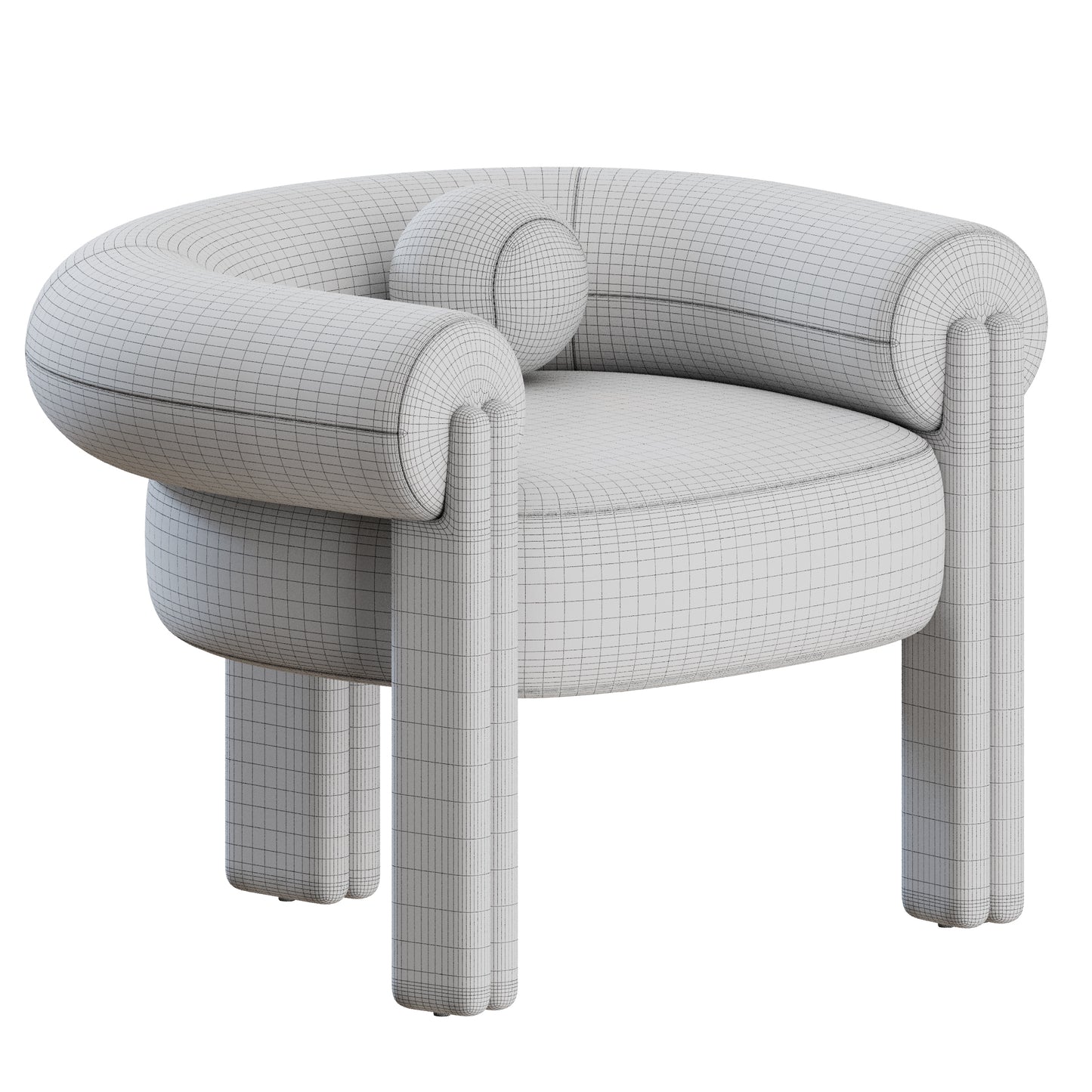 Sevigne Armchair by Studioparisien 3D Model