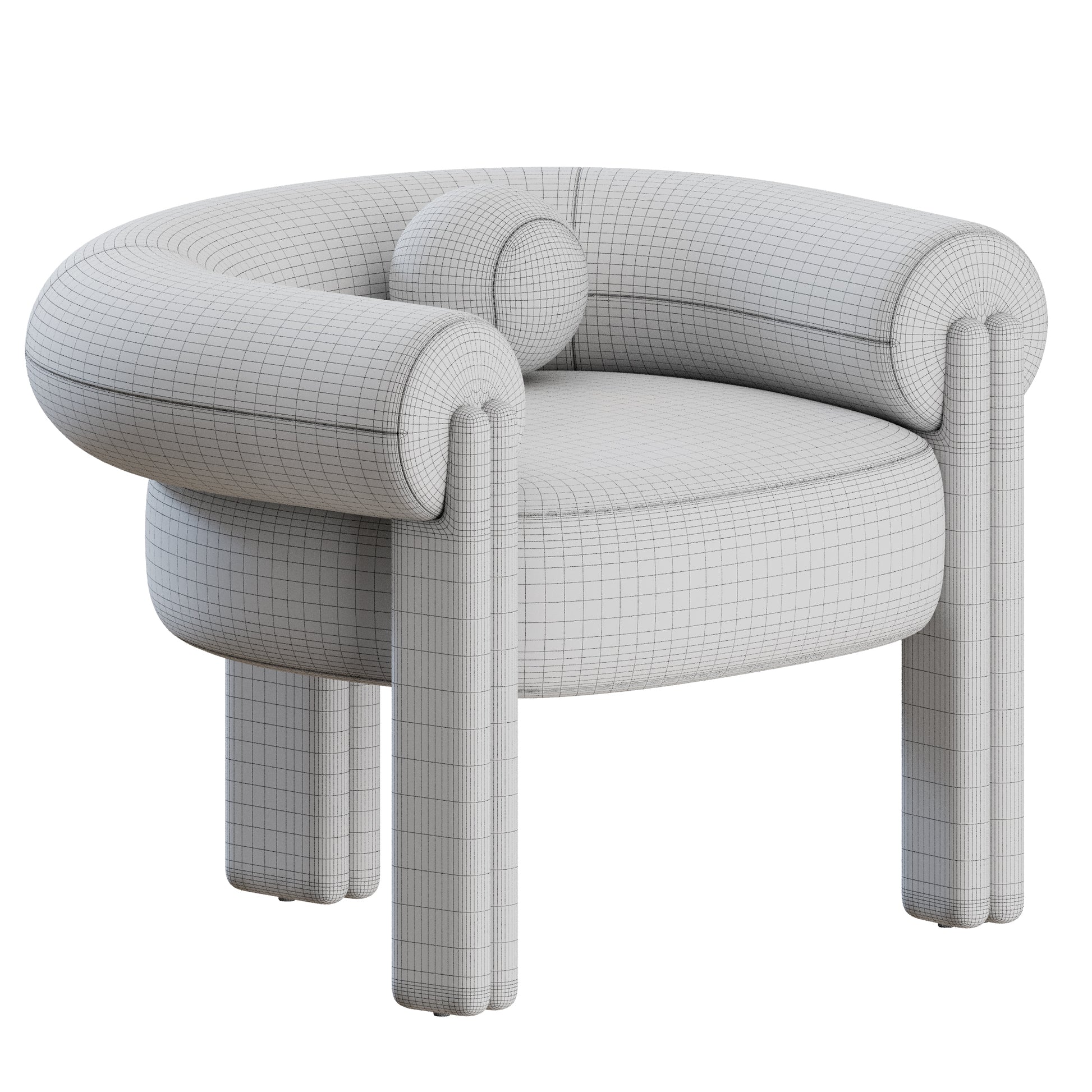 Sevigne Armchair by Studioparisien 3D Model