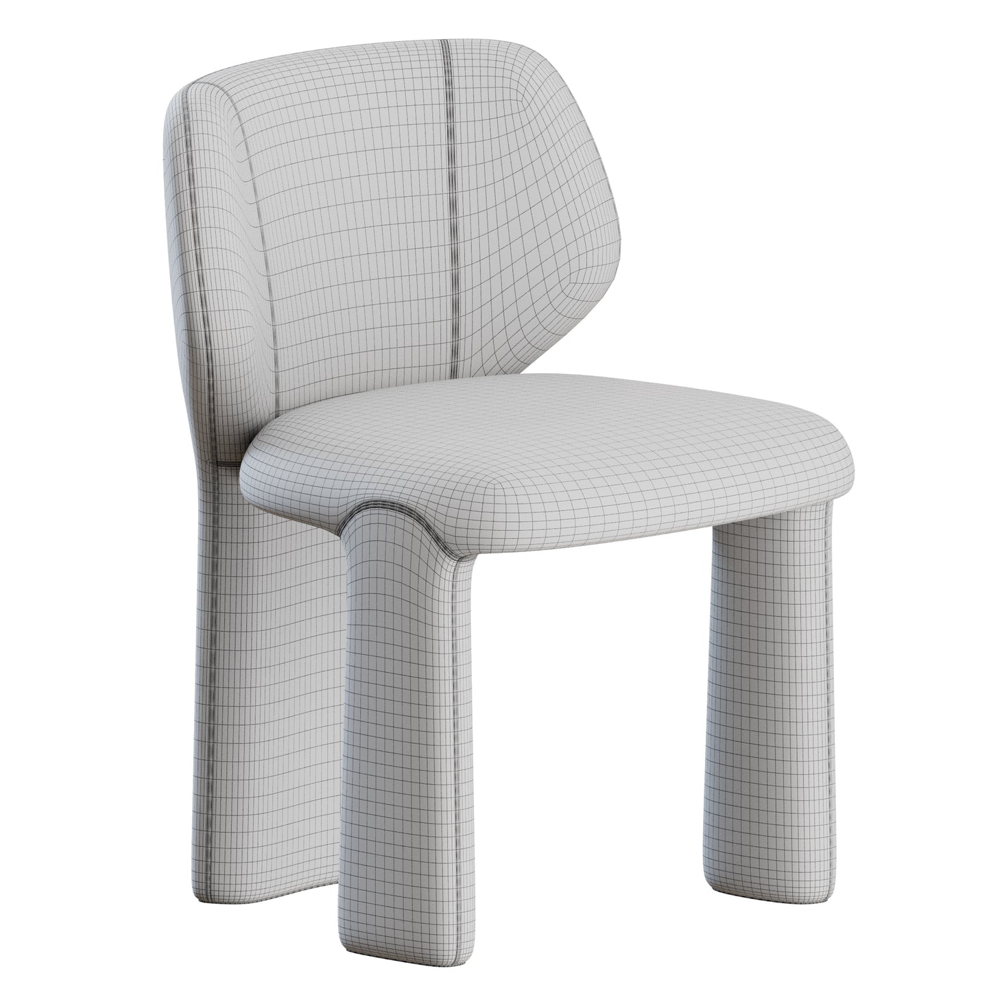 Sienna Side Chair by Arketipo 3D Model