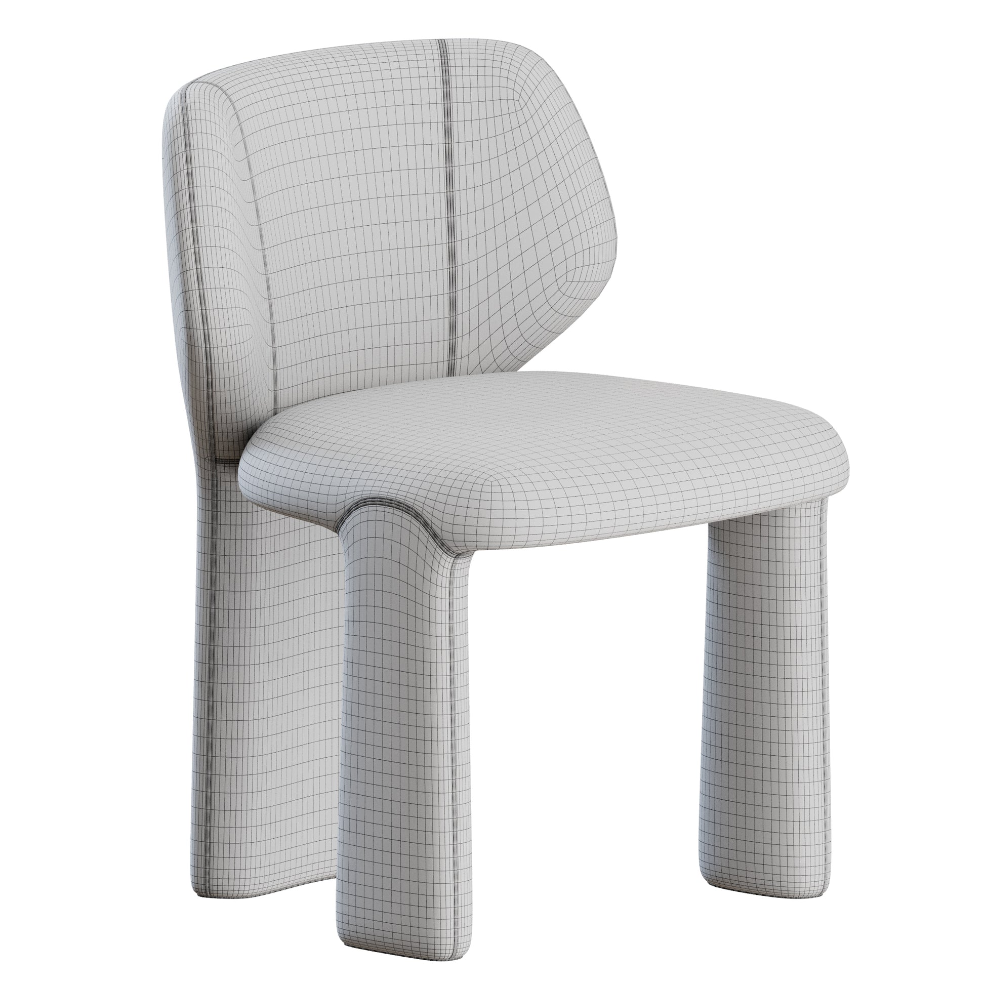 Sienna Side Chair by Arketipo 3D Model