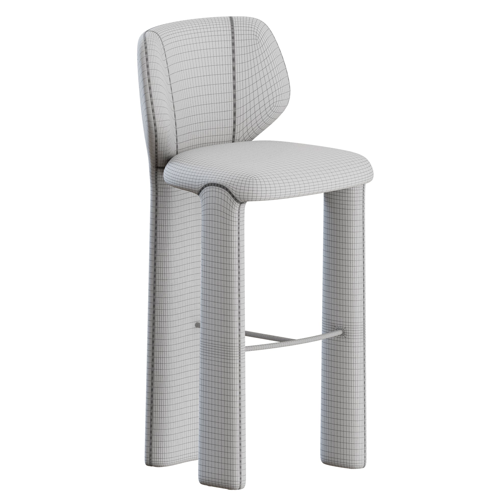 Sienna Stool by Arketipo 3D Model