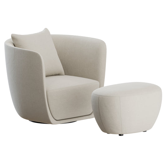 Softnoons Armchair by DePadova 3D Model