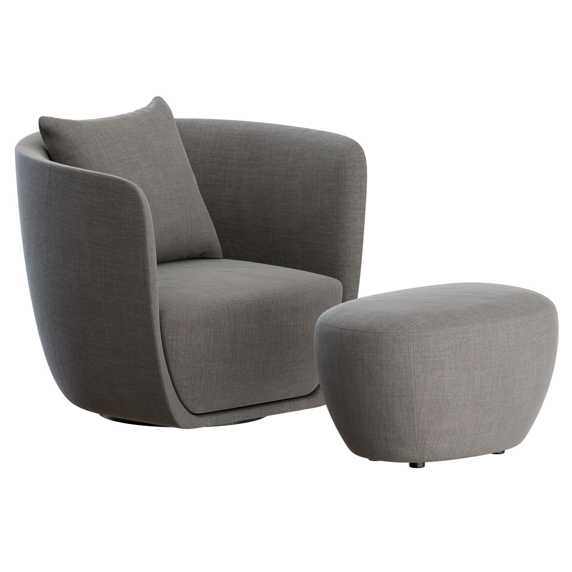 Softnoons Armchair by DePadova 3D Model
