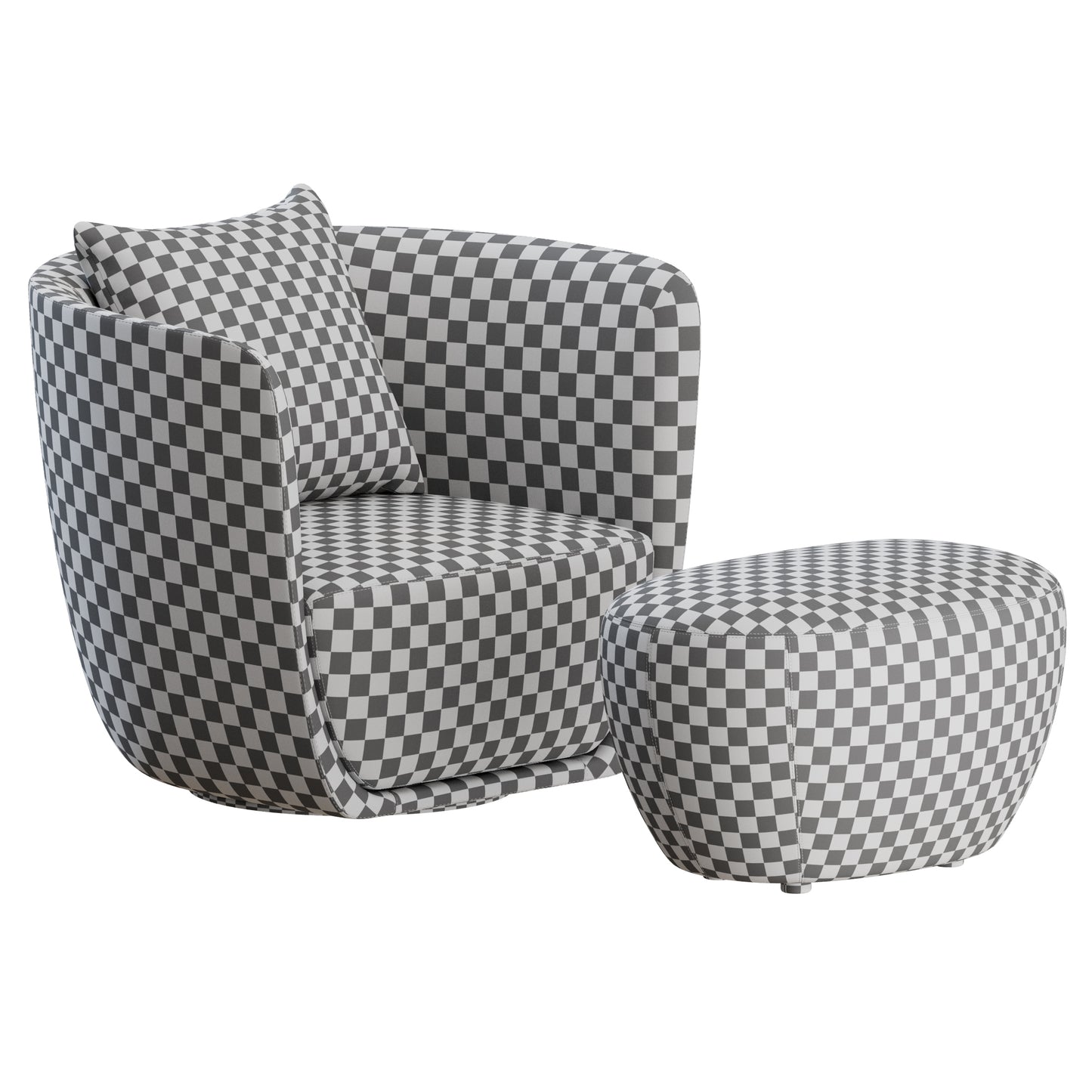 Softnoons Armchair by DePadova 3D Model
