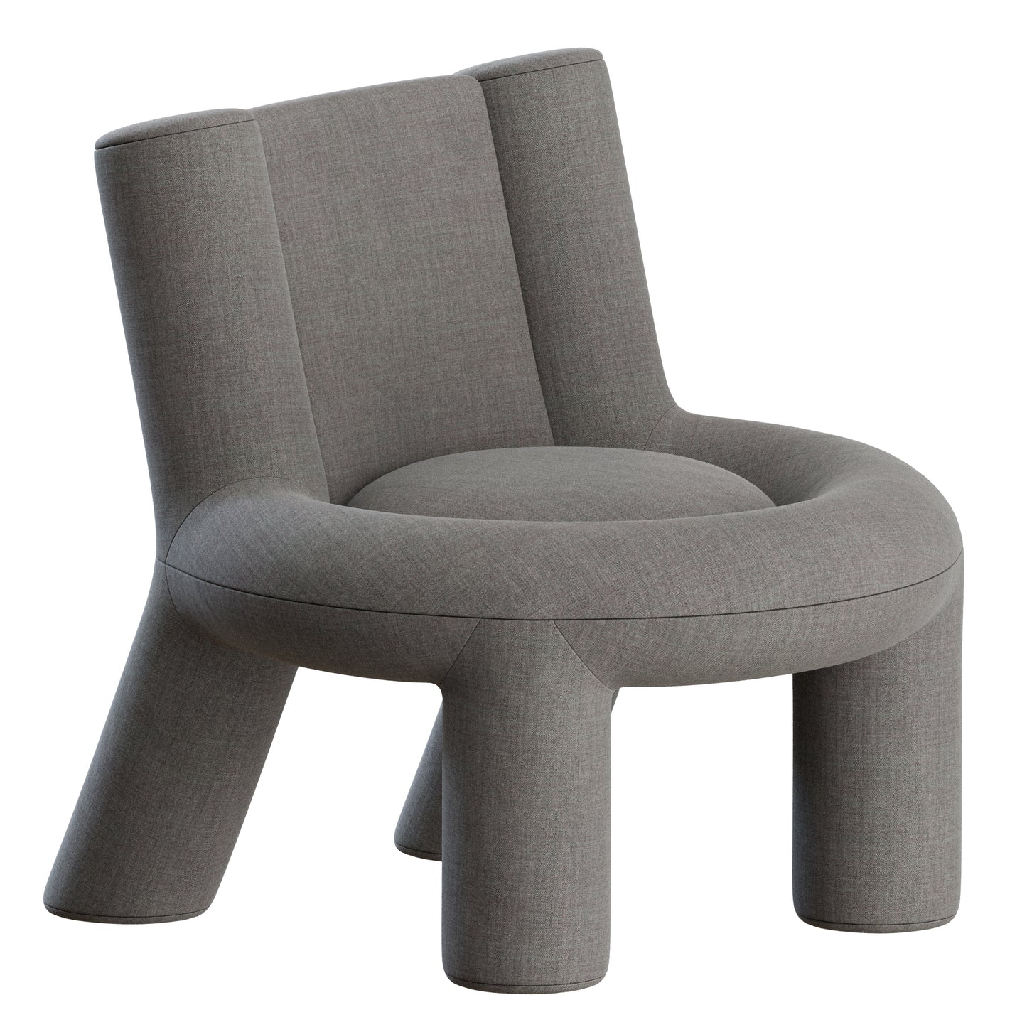 Softy Easy Armchair by Potocco 3D Model