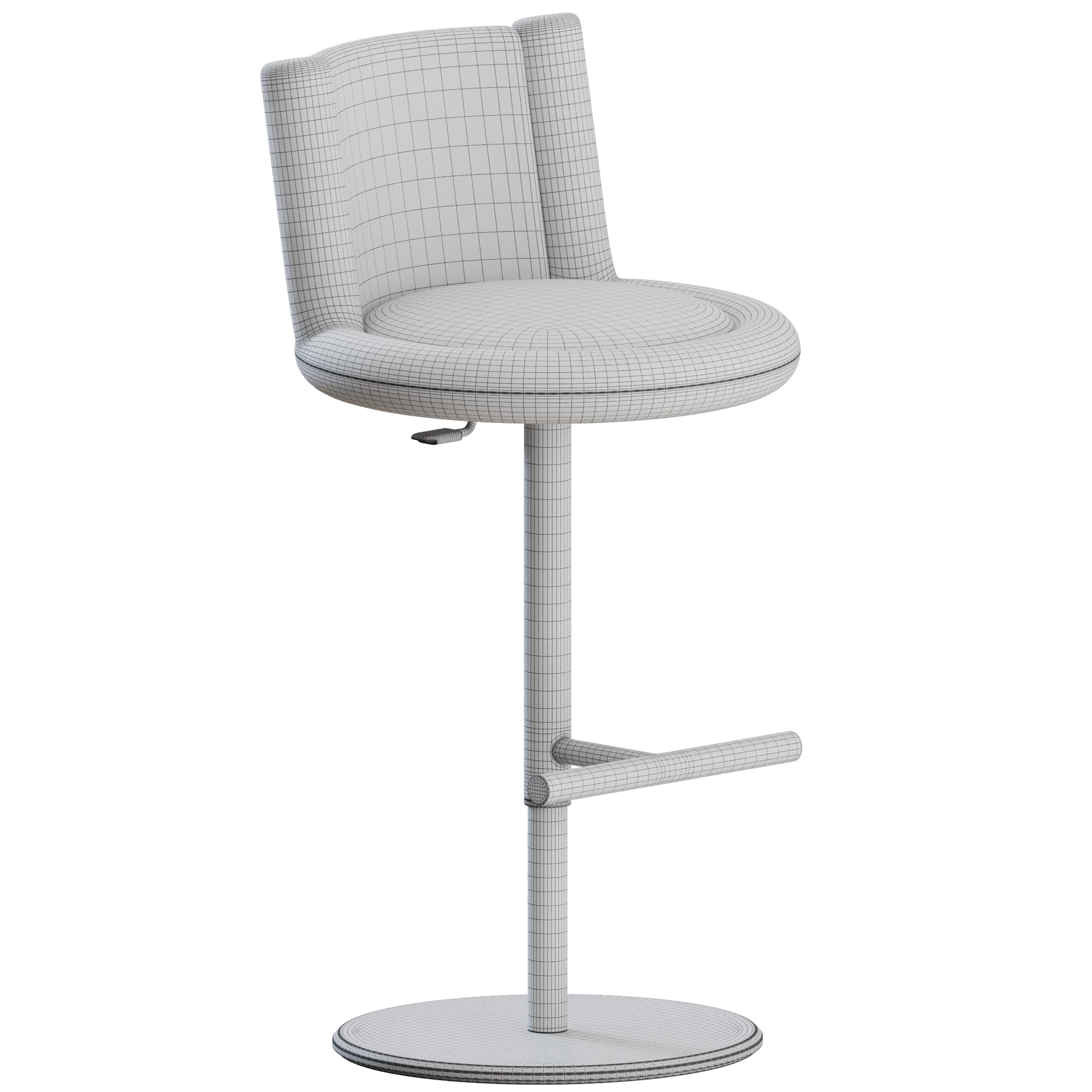 Softy Stool by Potocco 3D Model